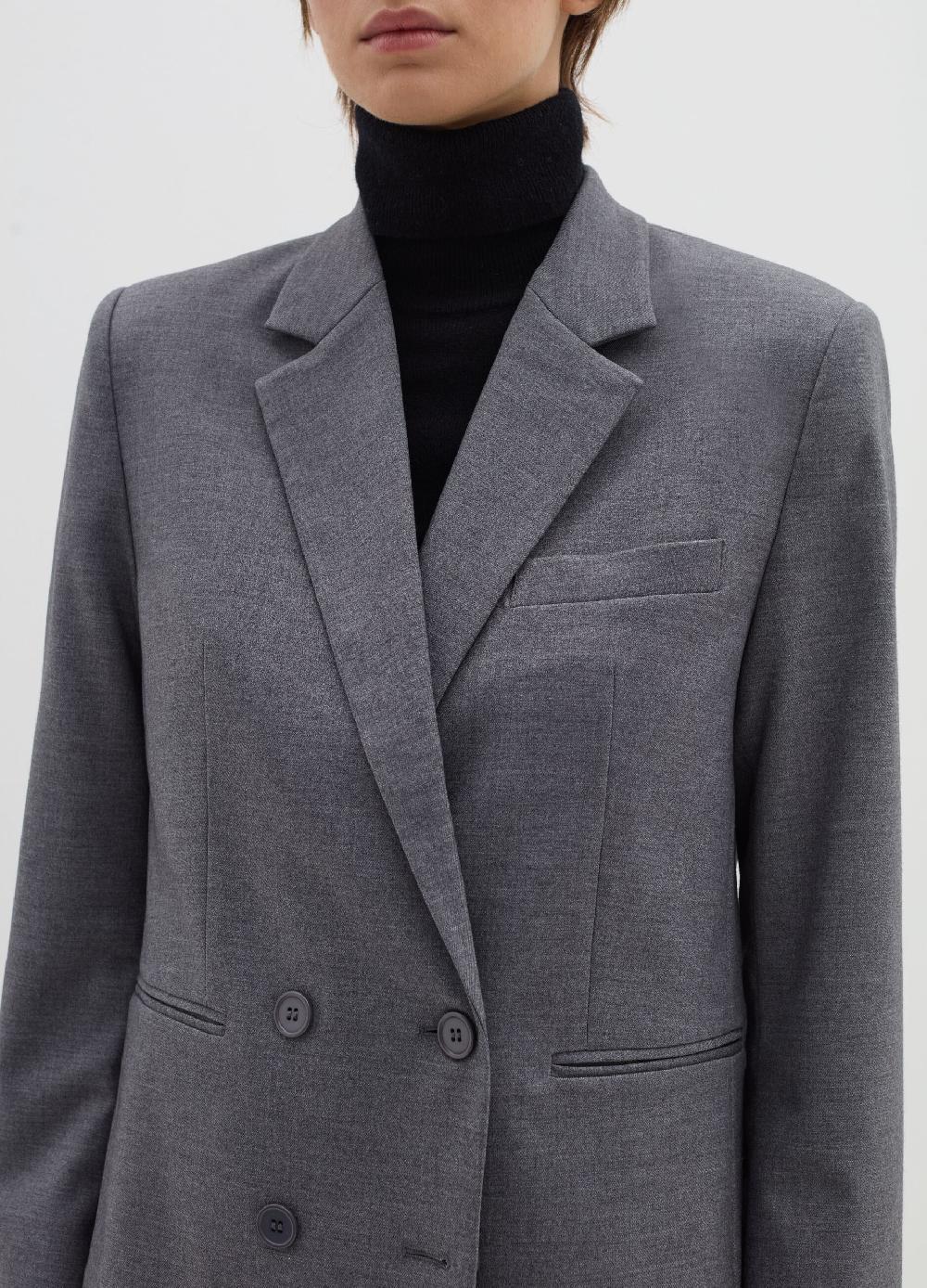 Stefanel Blazer doppiopetto in flanella Nuovo