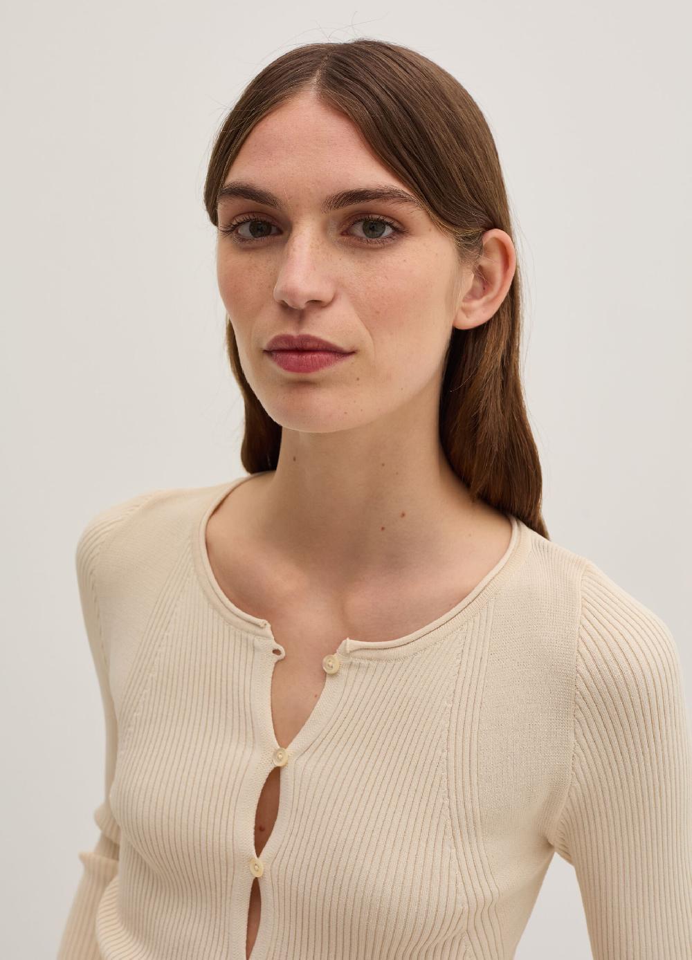 Stefanel Cardigan in crêpe con dettagli cut out Qualità Garantita