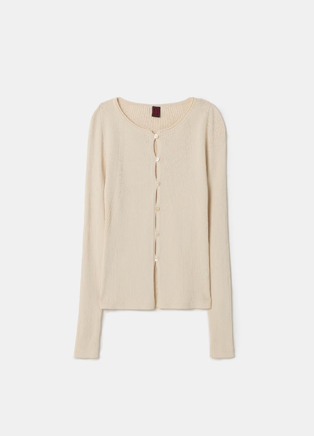 Stefanel Cardigan in crêpe con dettagli cut out Qualità Garantita