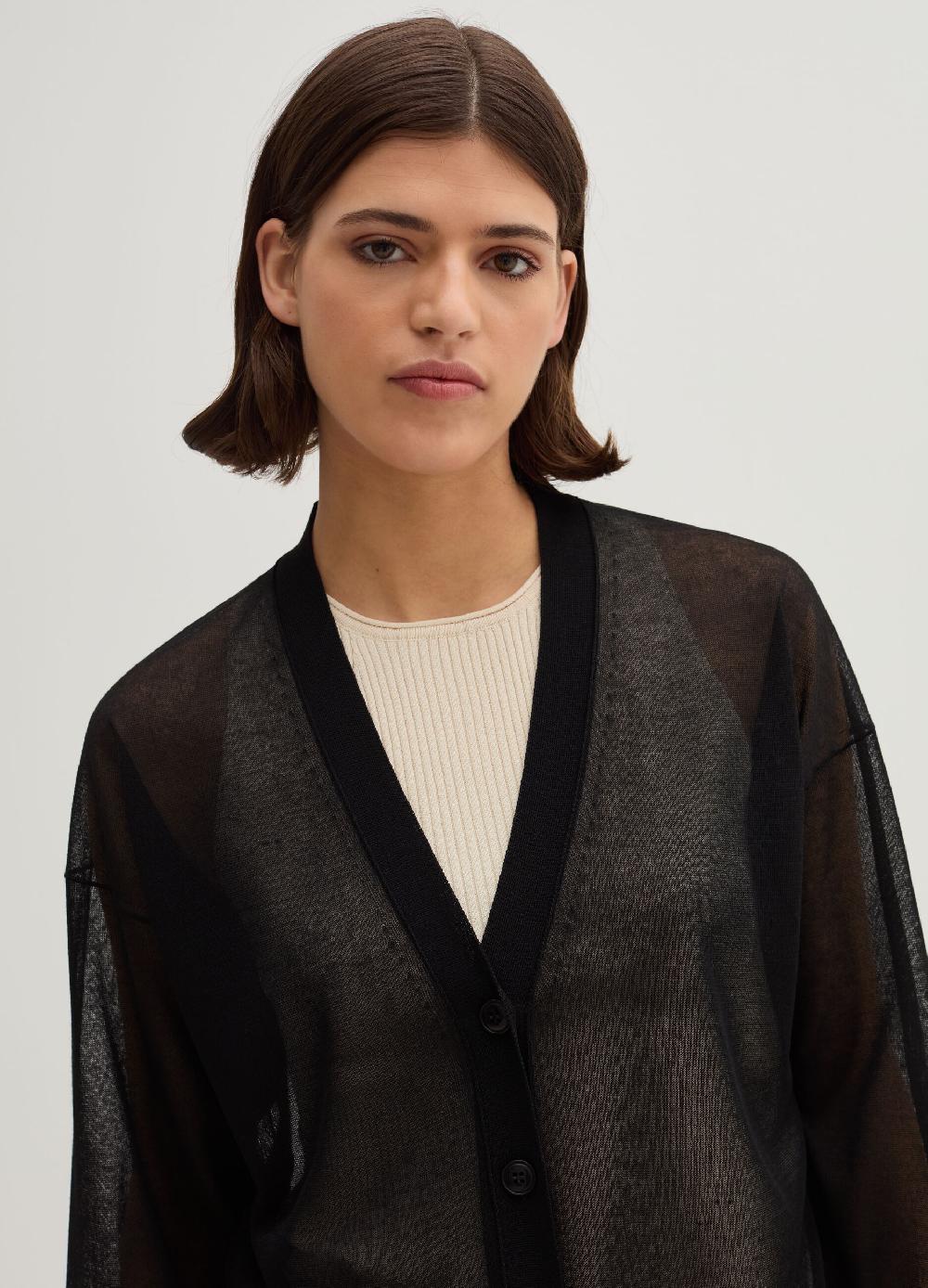 Stefanel Cardigan effetto trasparenza Convenienza