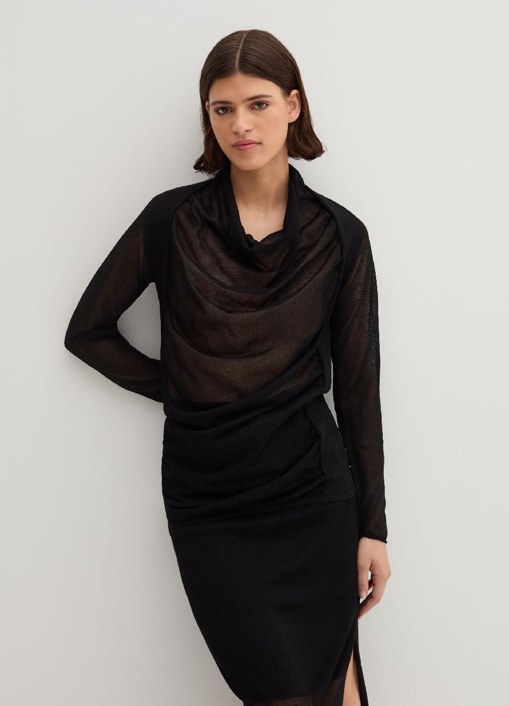 Stefanel Maglia effetto trasparenza con maniche raglan Novità