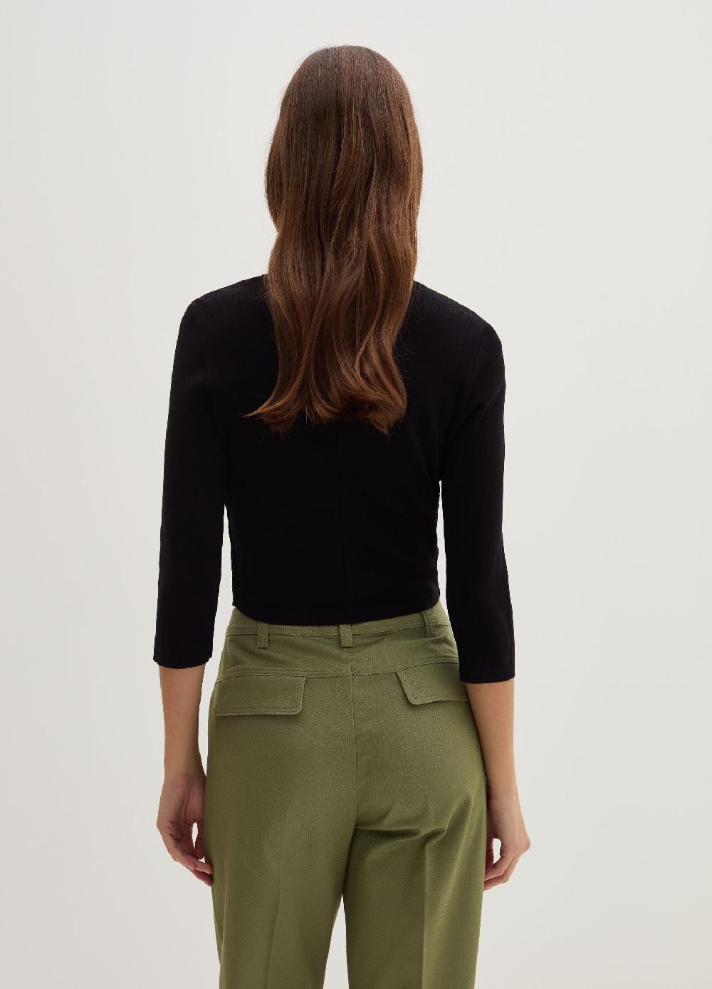 Stefanel Cardigan con maniche a tre quarti Presa
