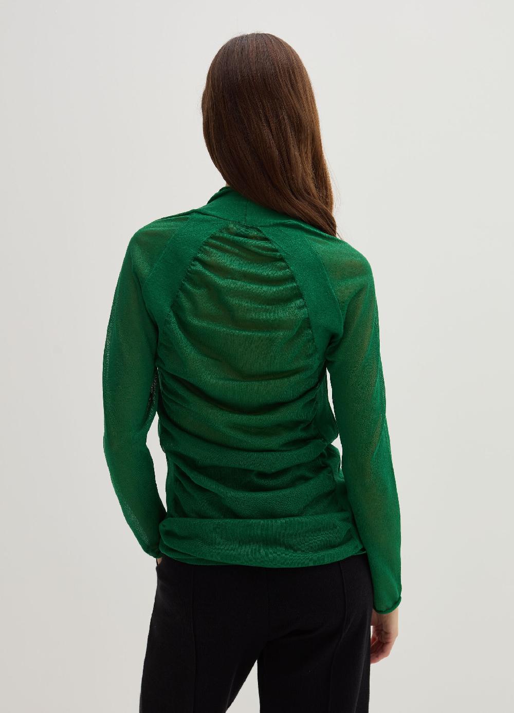 Stefanel Maglia effetto trasparenza con maniche raglan Outlet