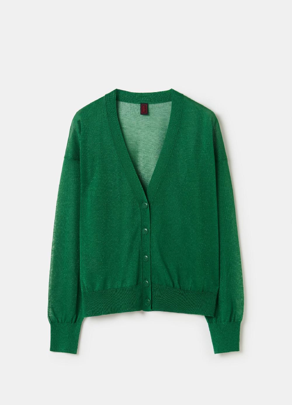 Stefanel Cardigan effetto trasparenza Saldi