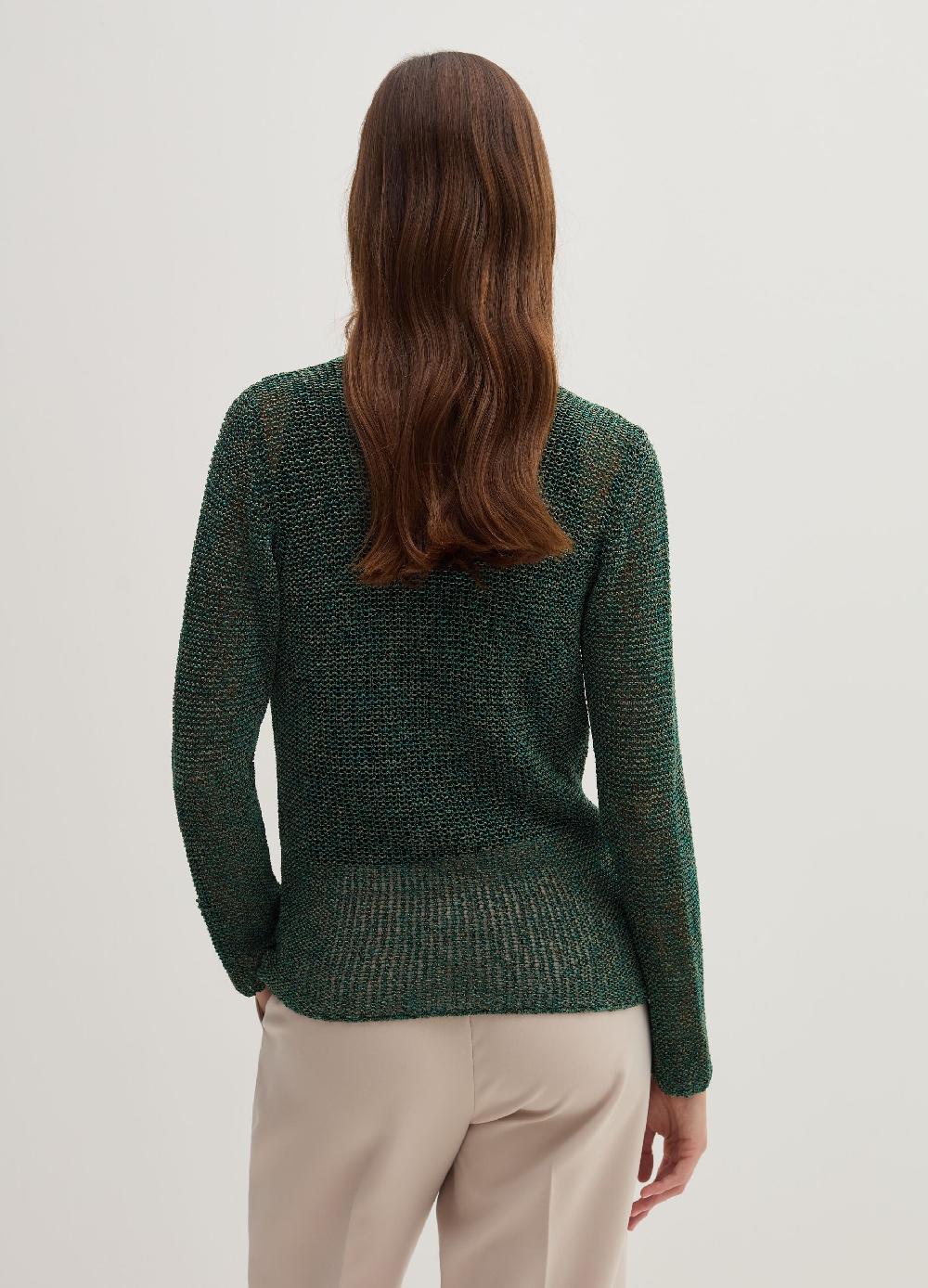Stefanel Maglia semilucida traforata jacquard Vendita Economica