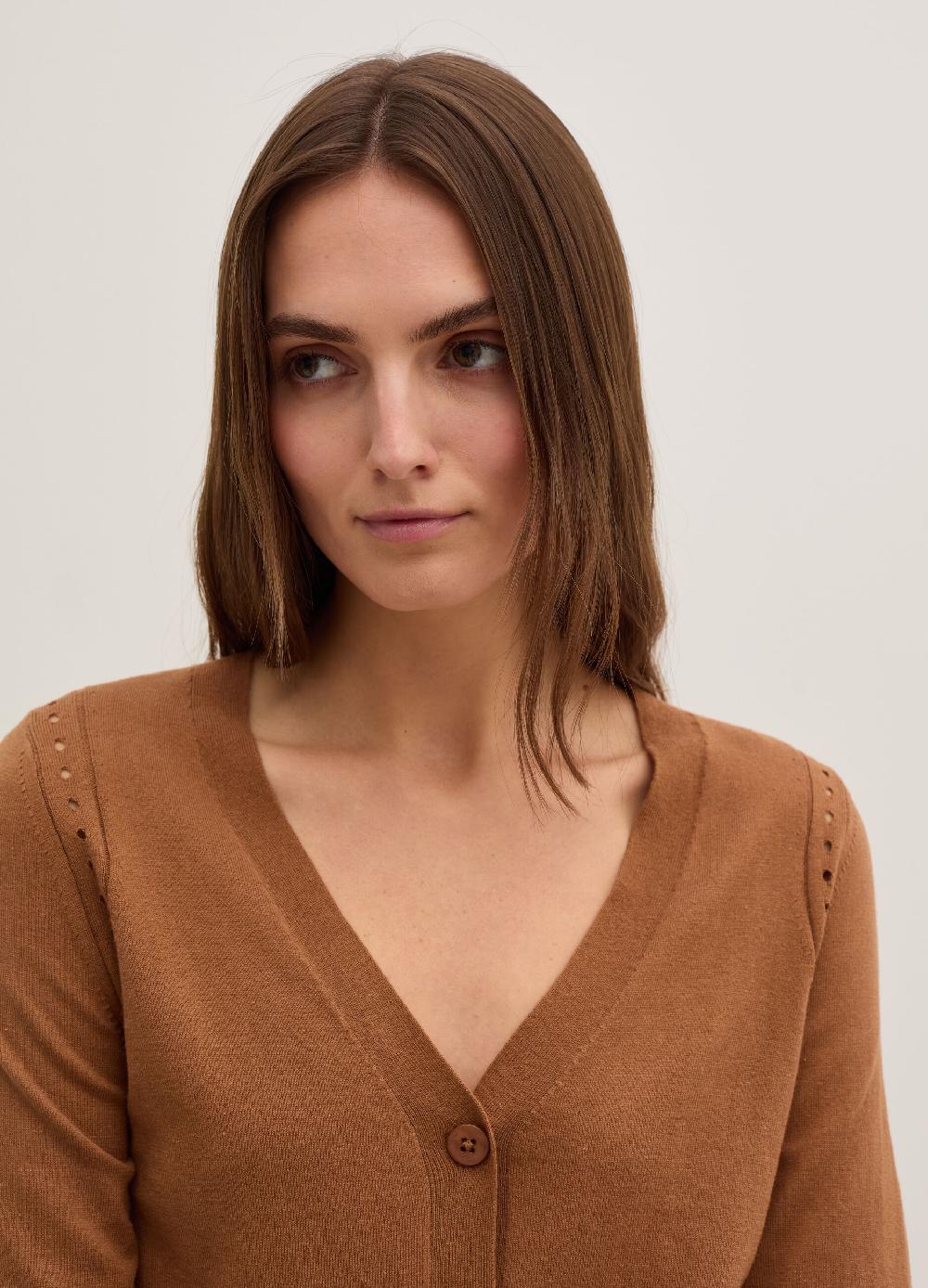 Stefanel Cardigan con dettagli traforati scollo a V I Più Venduti