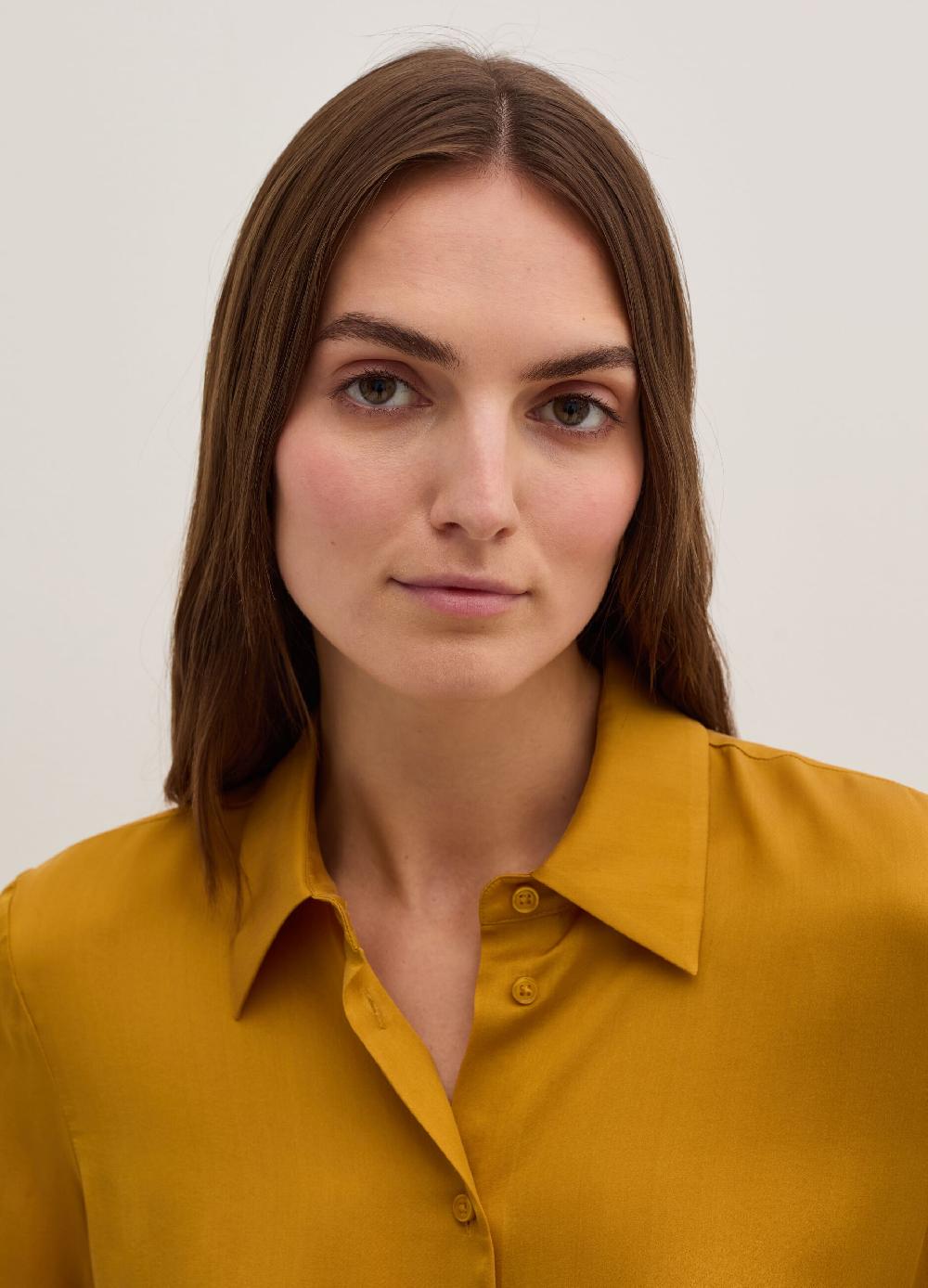 Stefanel Camicia regular fit in satin Vendite Flash