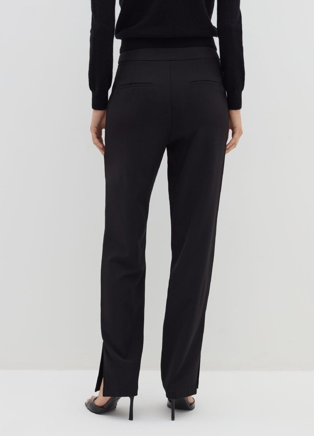 Stefanel Pantalone flare fit in poly stretch Moda