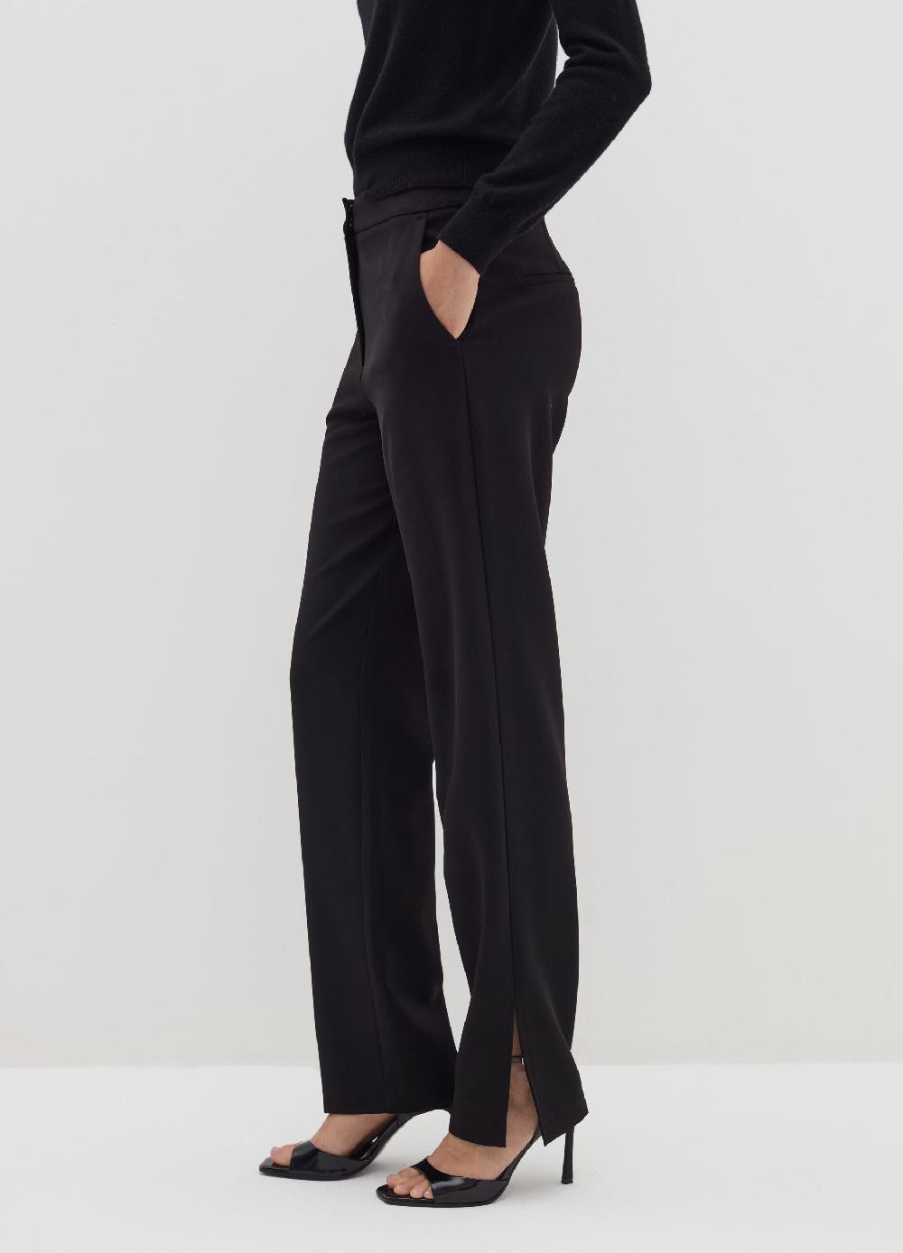 Stefanel Pantalone flare fit in poly stretch Moda