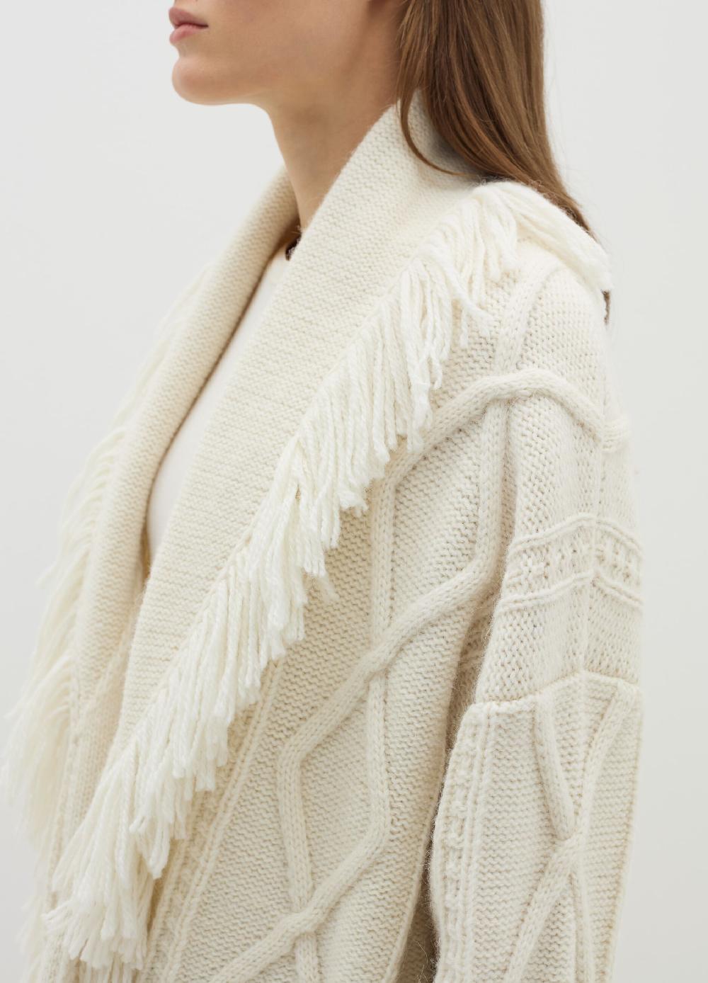 Stefanel Cardigan a rombi con frange Rilascio limitato