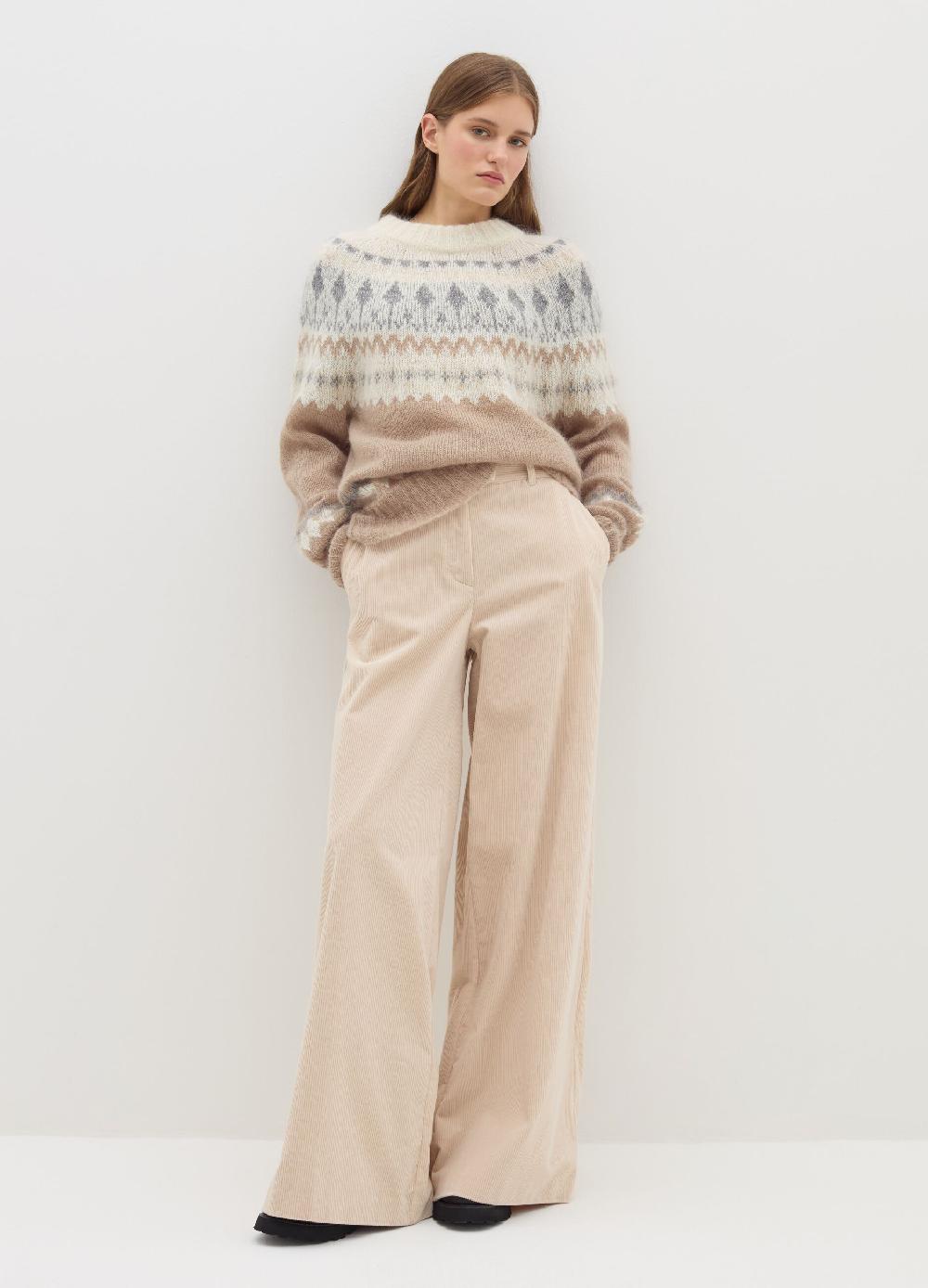 Stefanel Pullover con disegno jacquard In Linea