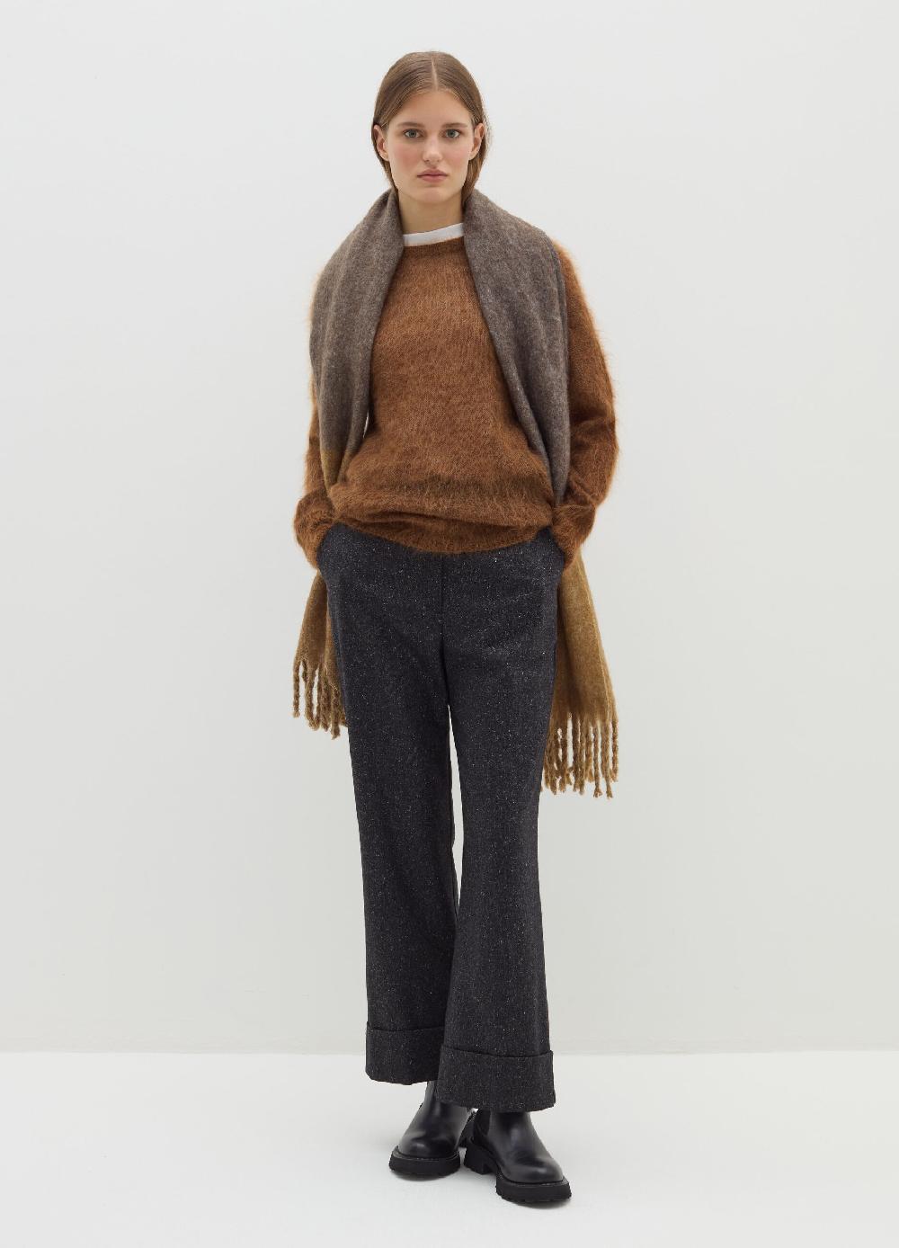 Stefanel Pantalone a gamba larga con risvolti Promozione