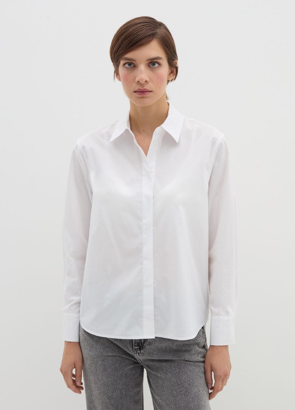 Stefanel Camicia regular fit in popeline Pezzi Unici