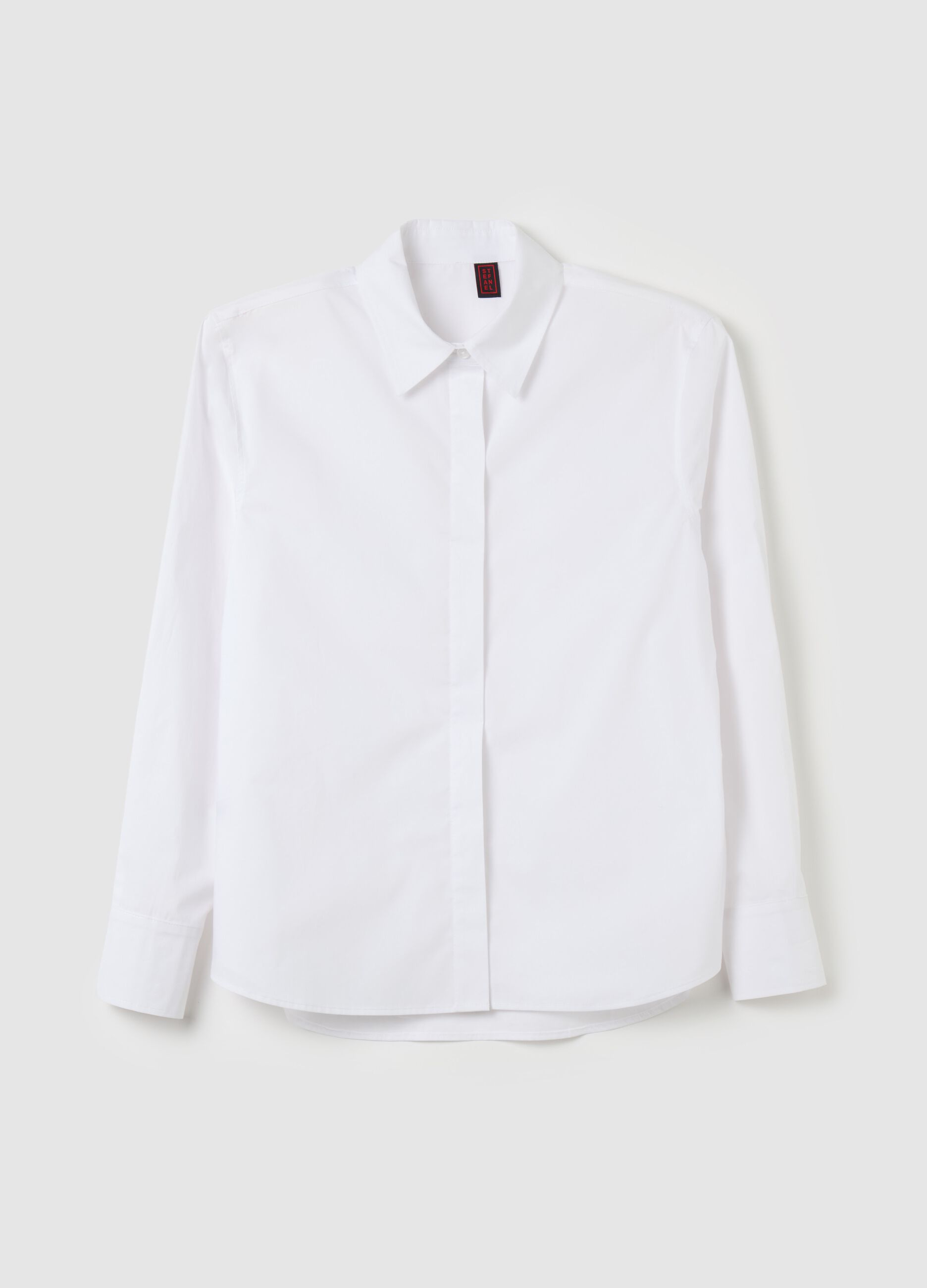 Stefanel Camicia regular fit in popeline Pezzi Unici