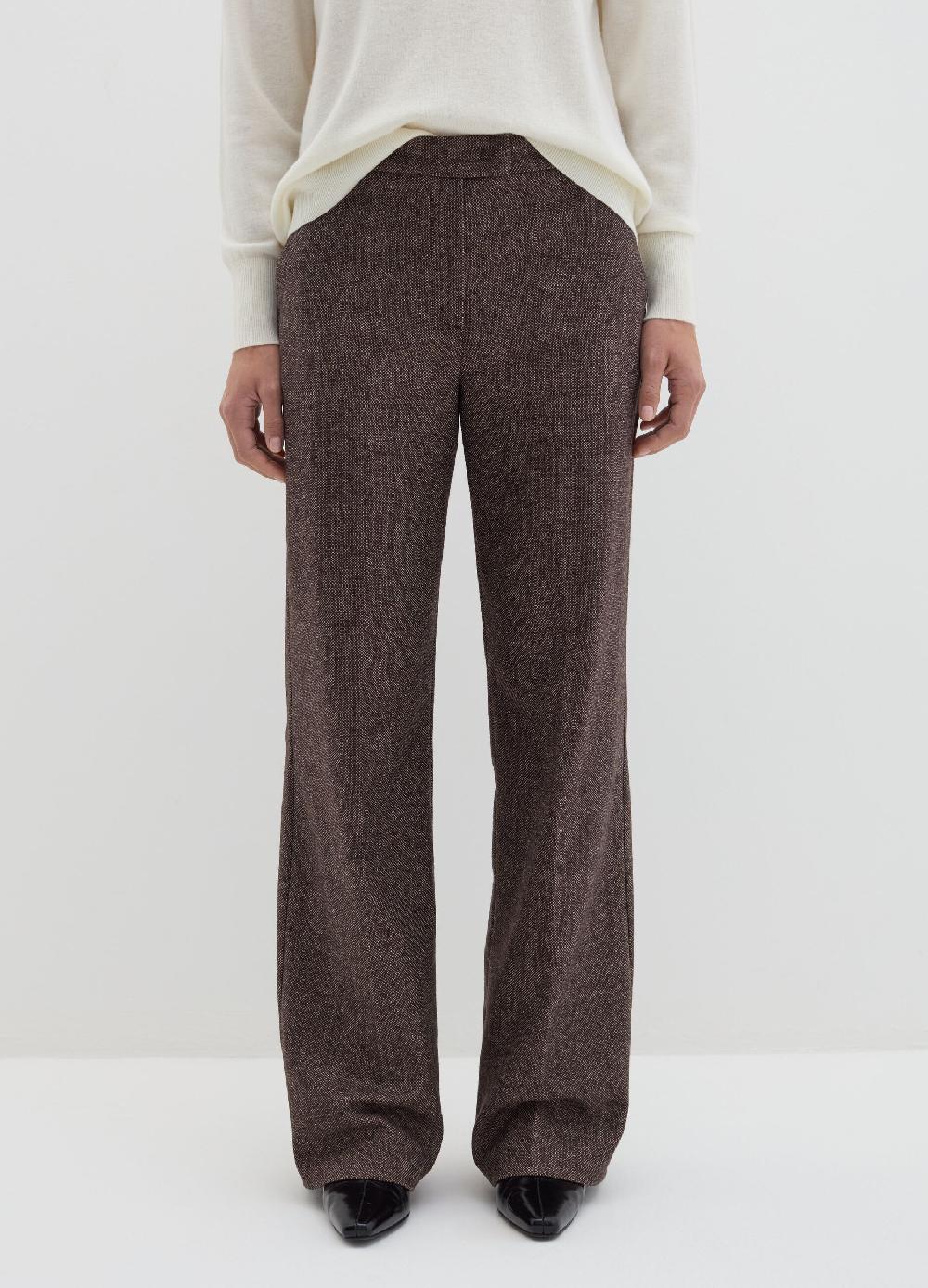Stefanel Pantalone palazzo in tweed Qualità Garantita