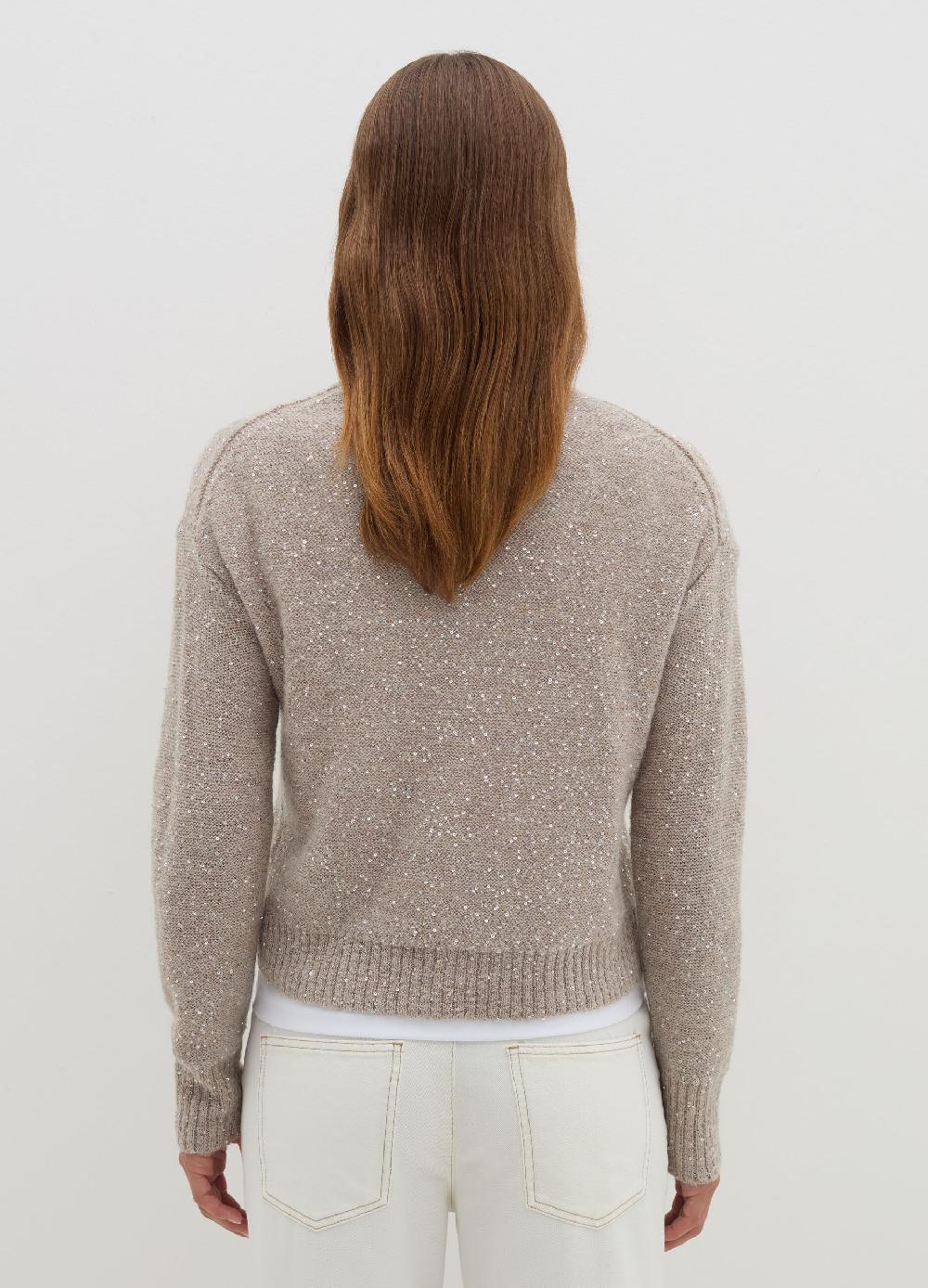 Stefanel Pullover in mohair con micro paillettes Novità