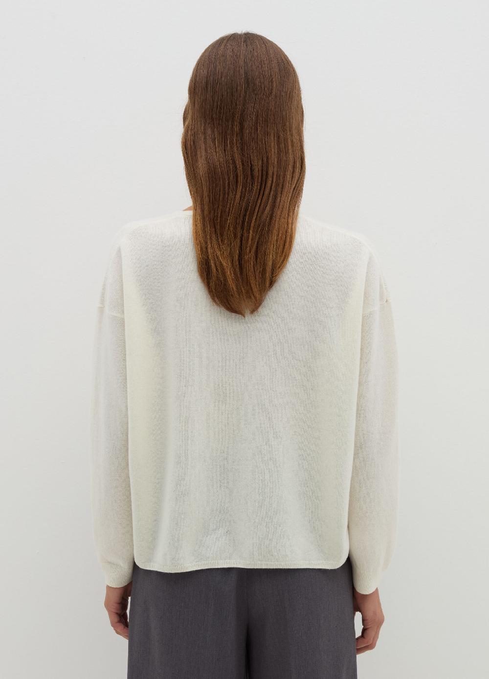 Stefanel Pullover in lana e cashmere con scollo a V Presa