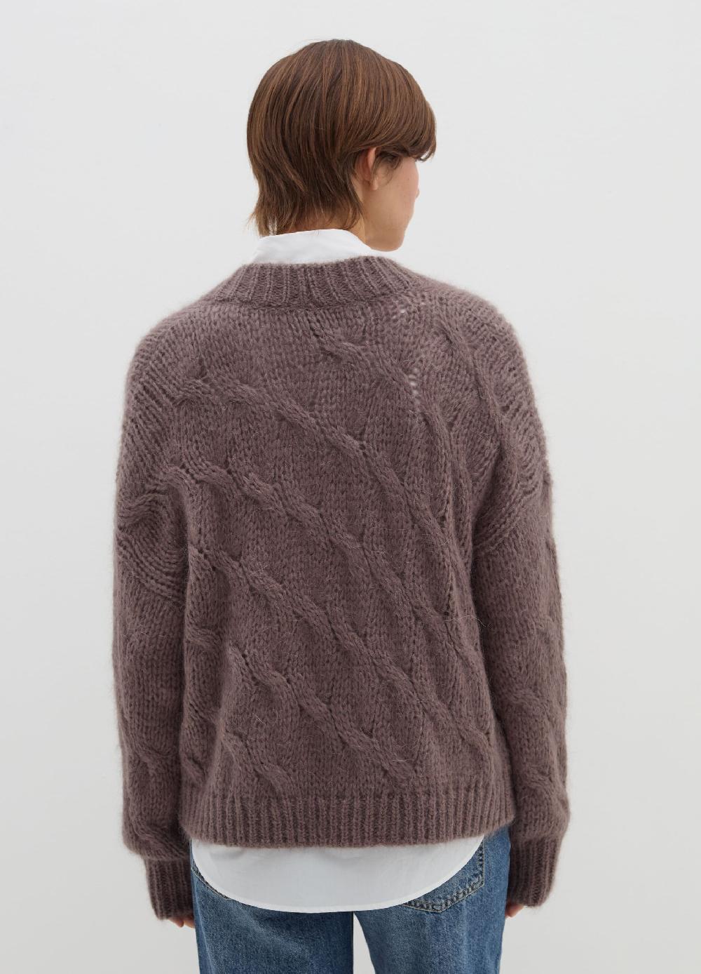 Stefanel Cardigan oversize a treccia con scollo a V Sconto