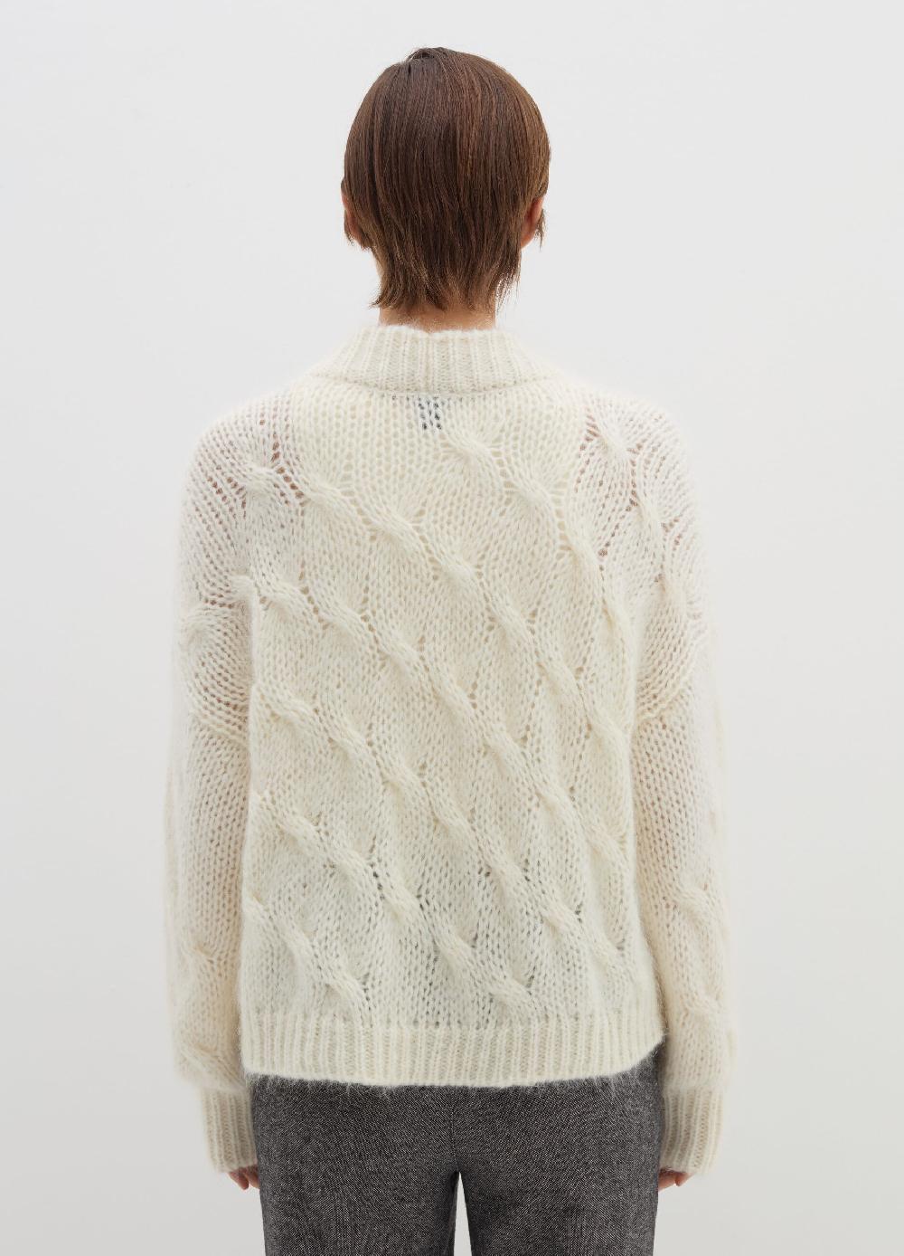 Stefanel Cardigan oversize a treccia con scollo a V Offerta