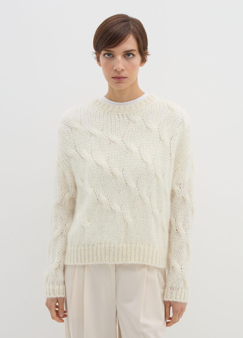 Stefanel Pullover oversize a treccia Outlet