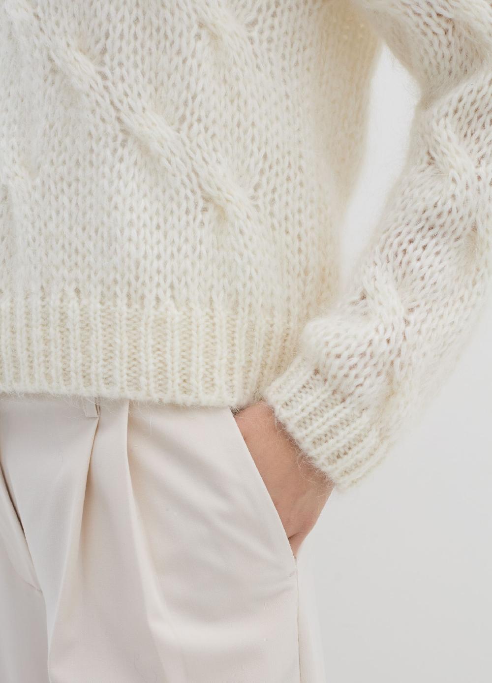 Stefanel Pullover oversize a treccia Outlet
