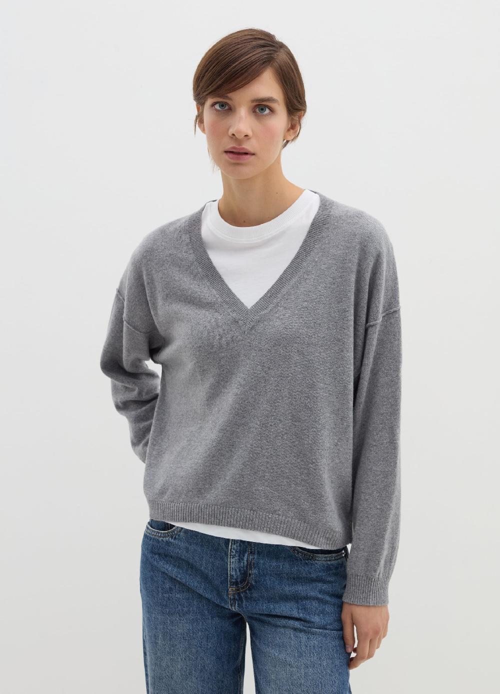 Stefanel Pullover oversize in lana viscosa e cashmere In Vendita