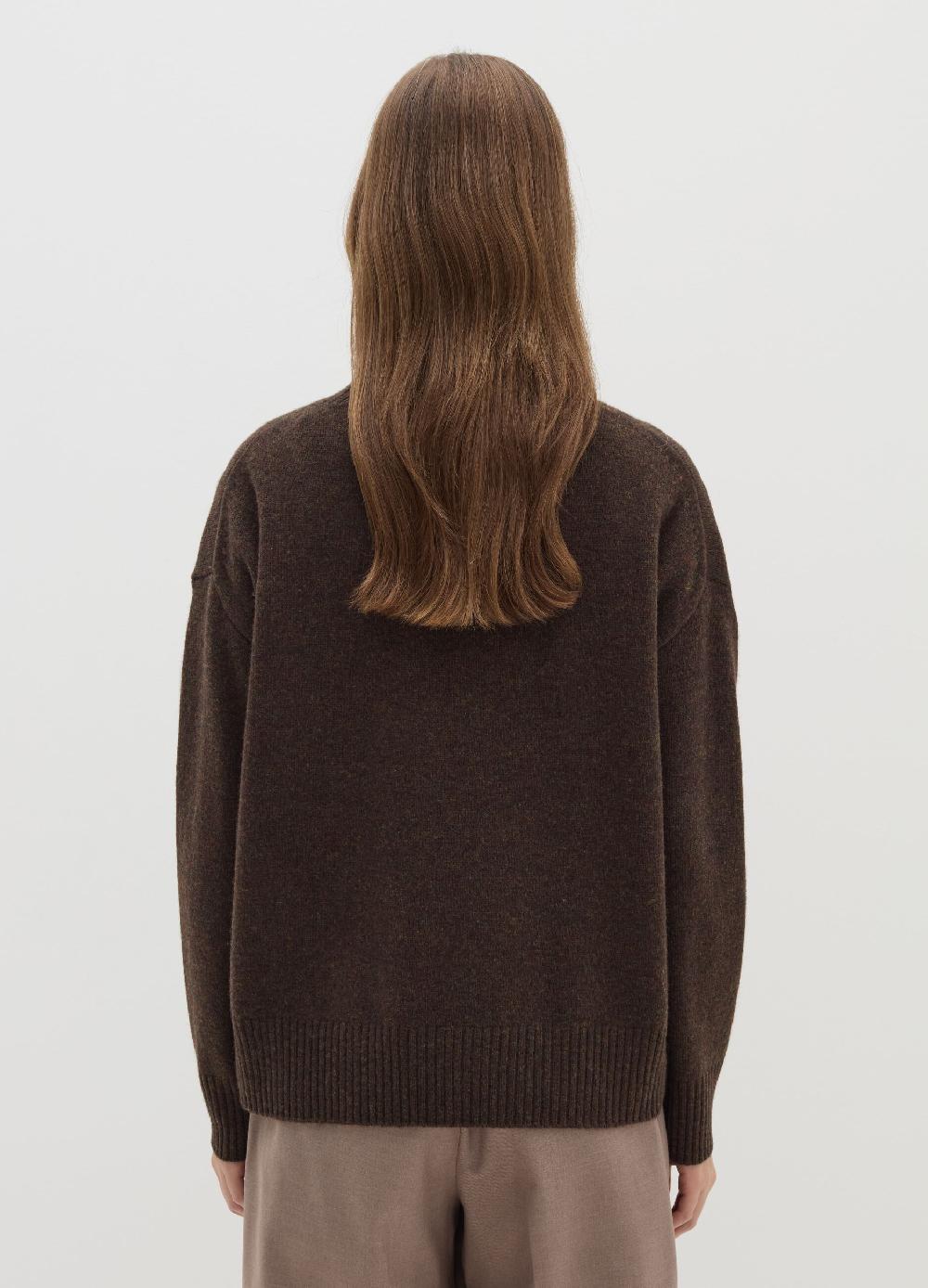 Stefanel Pullover mock neck in lana cardata Negozio