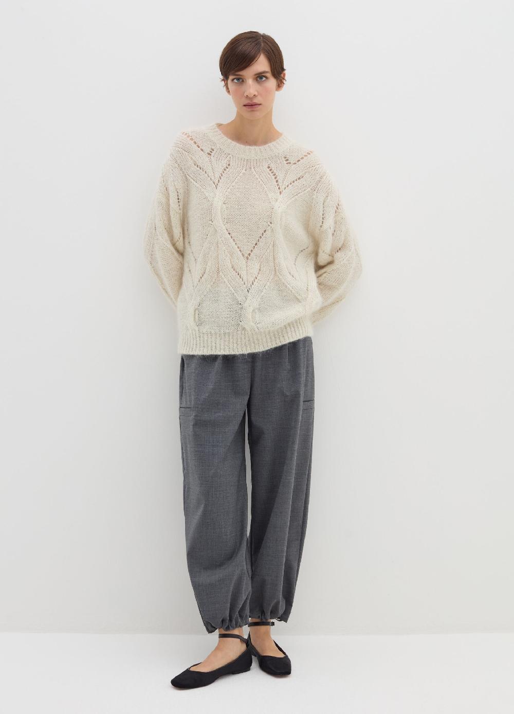 Stefanel Pullover a trecce con lurex