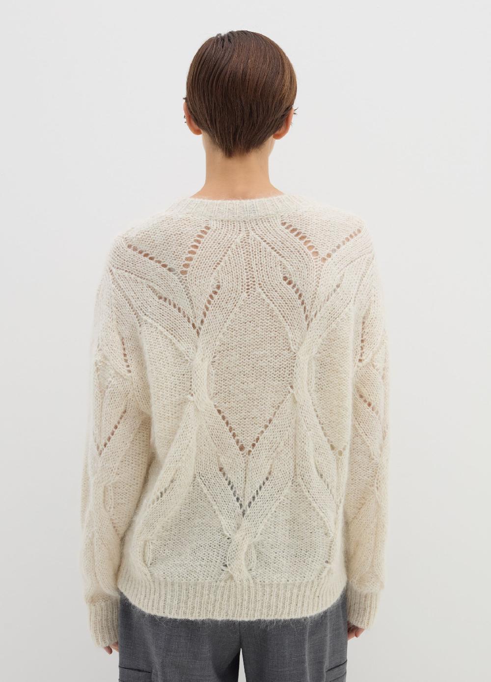 Stefanel Pullover a trecce con lurex Moda