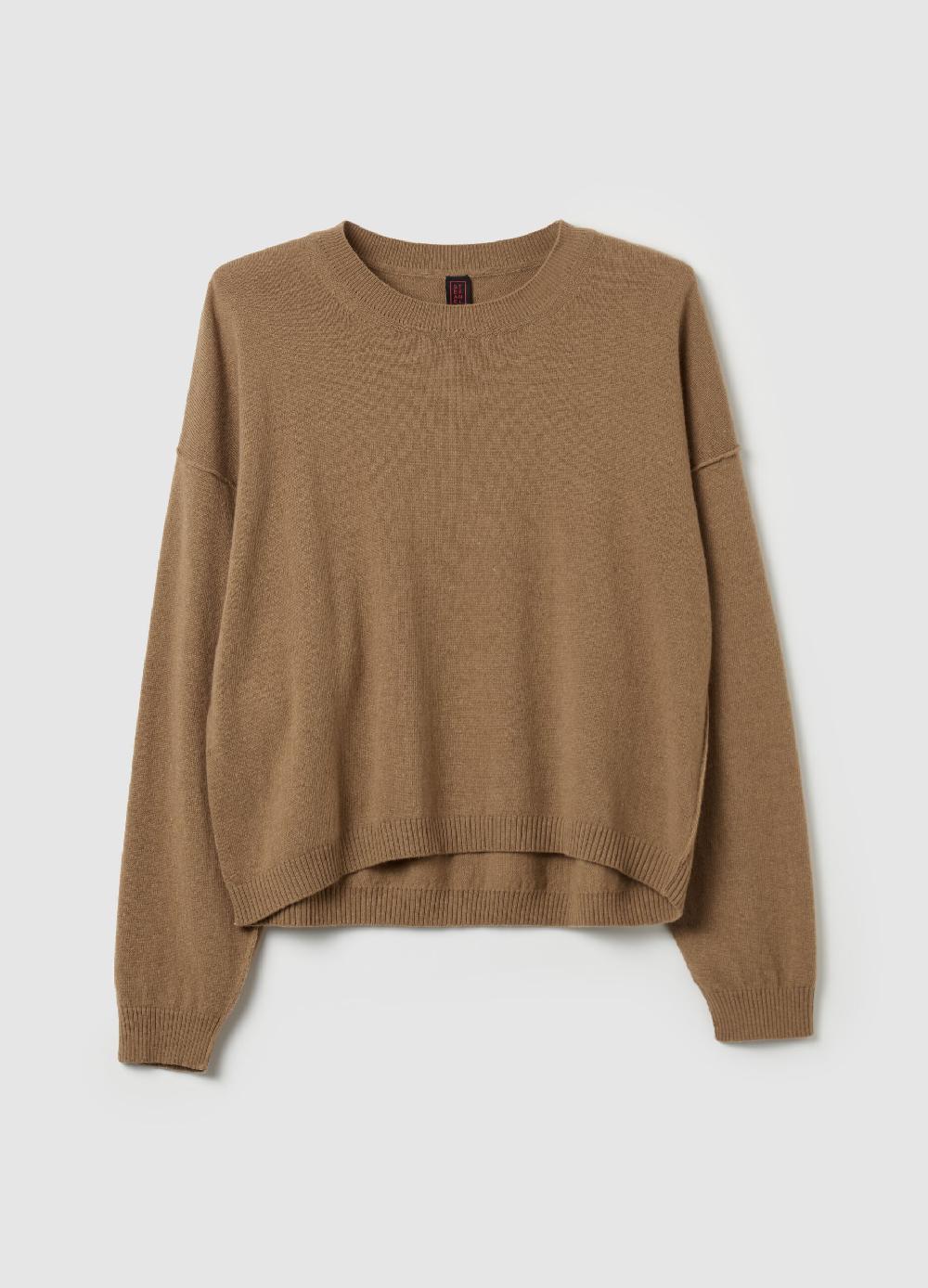 Stefanel Pullover oversize con scollo rotondo In Linea