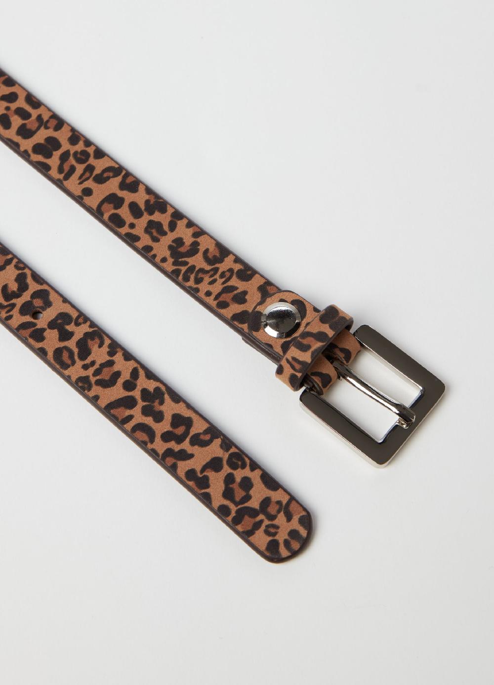 Stefanel Cintura in pelle animalier Offerta