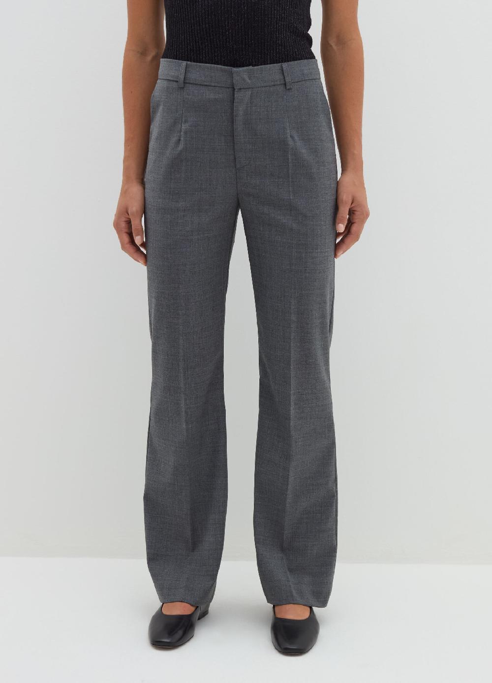 Stefanel Pantalone straight fit in fresco lana Hotsell