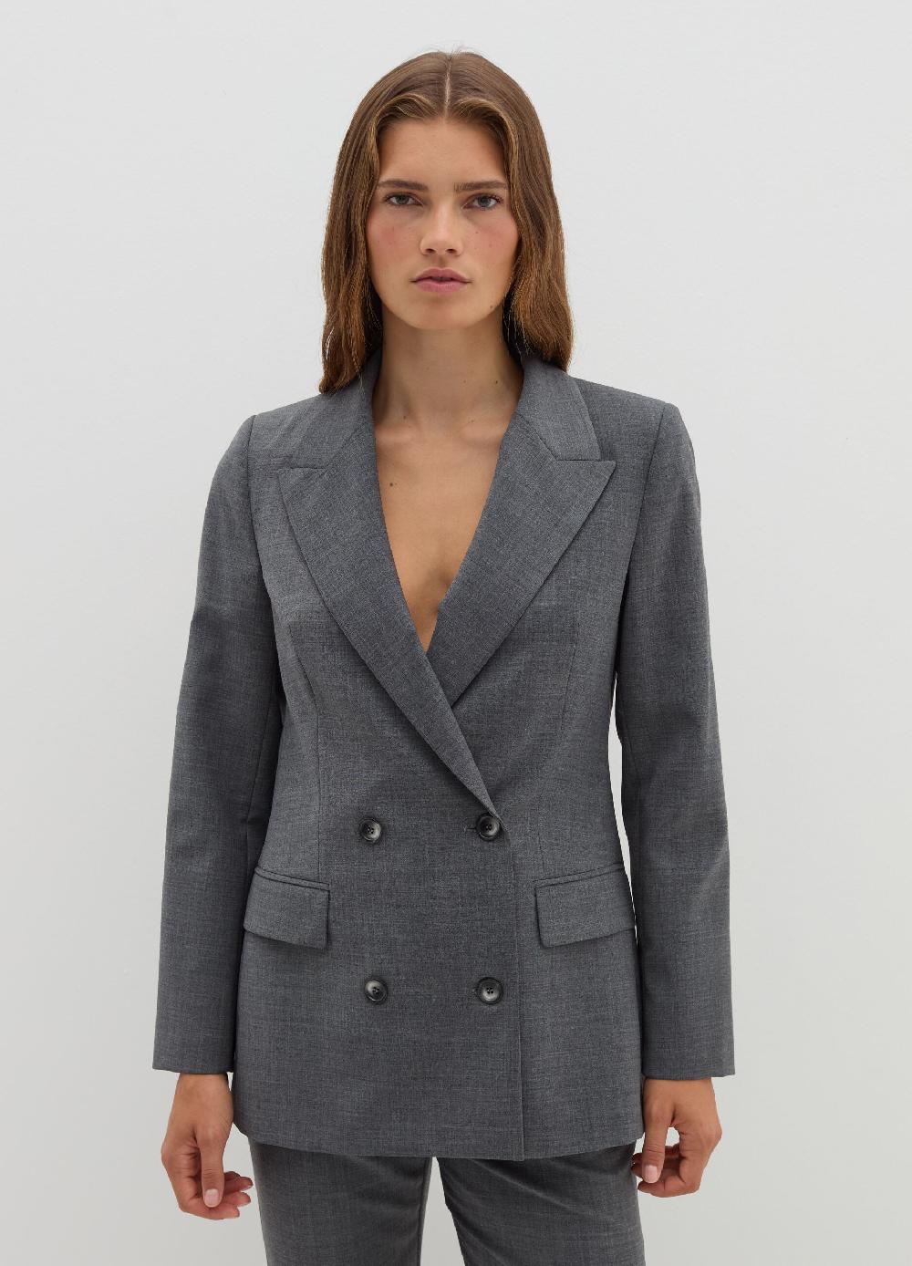Stefanel Blazer doppiopetto in fresco lana