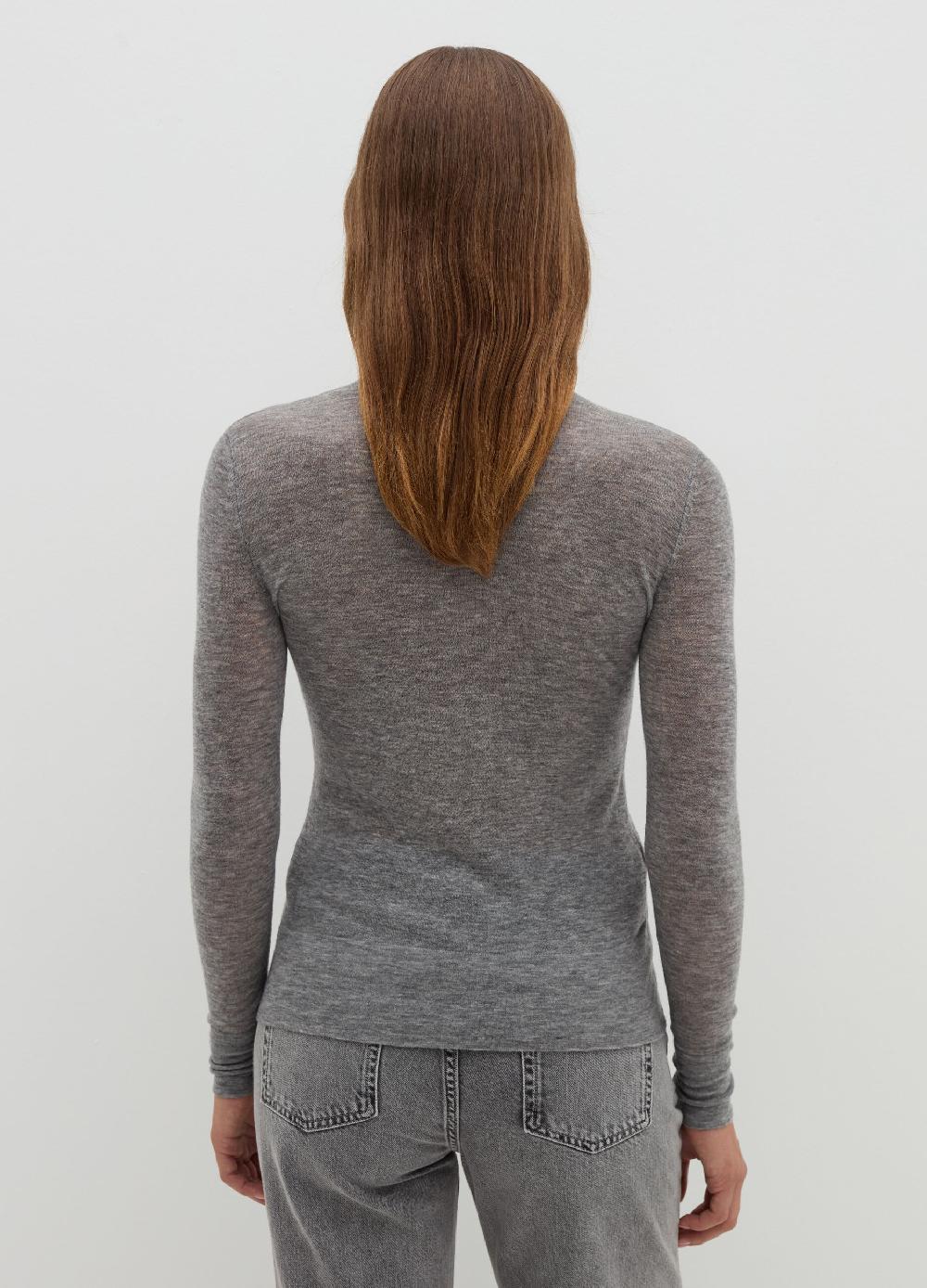 Stefanel T-shirt a collo alto con maniche lunghe Saldi Di Fabbrica
