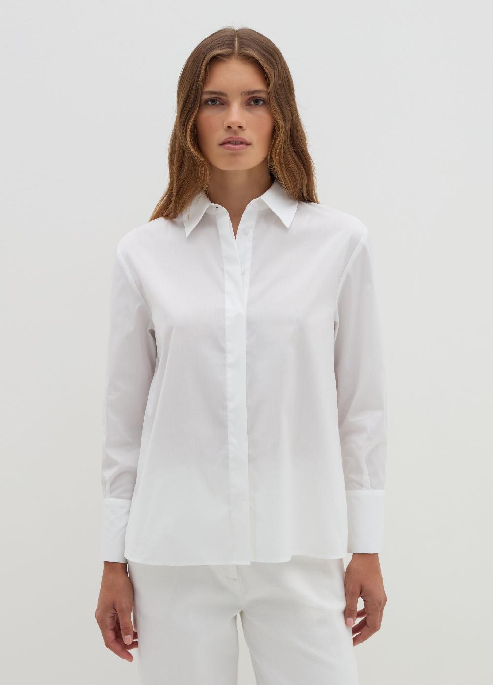 Stefanel Camicia oversize in popeline In Saldo