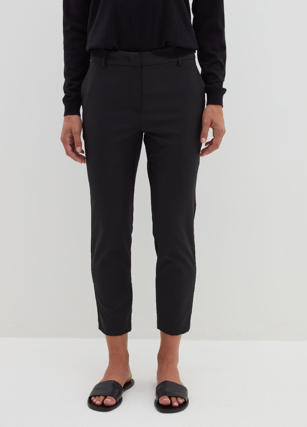 Stefanel Pantalone a sigaretta in frescolana Moda