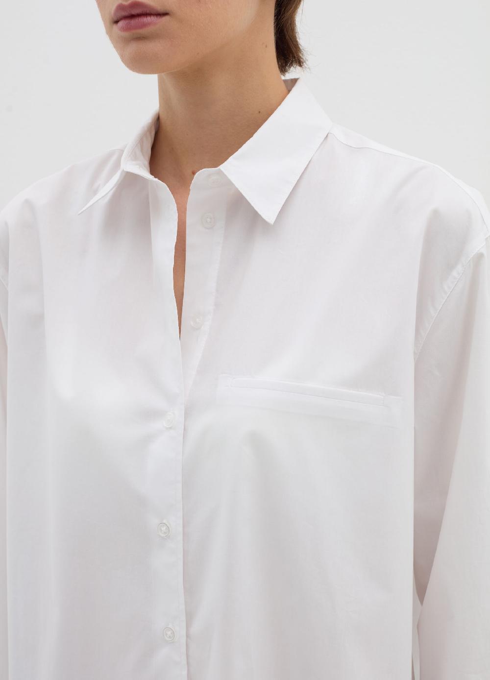 Stefanel Camicia in popeline tinta unita Italia