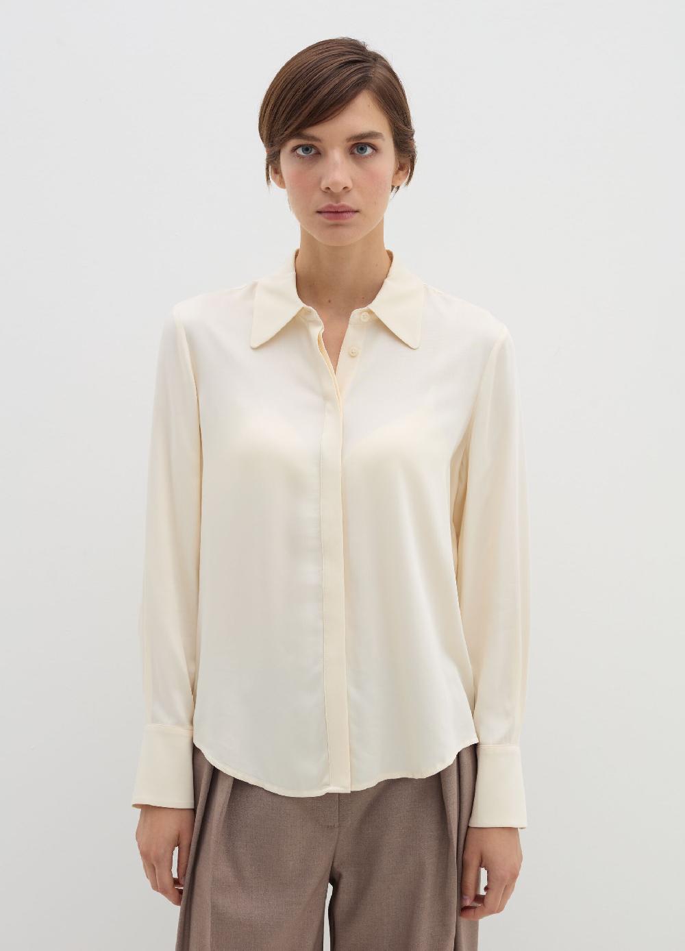 Stefanel Camicia in seta effetto satin 2025