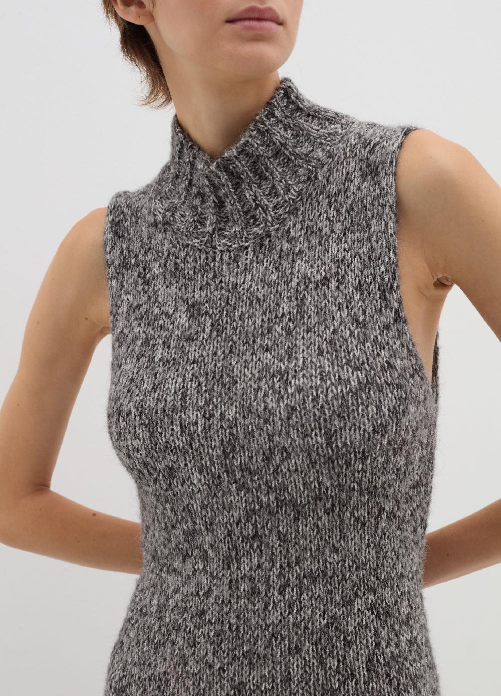 Stefanel Vestito lungo in maglia effetto mouline Nuovo