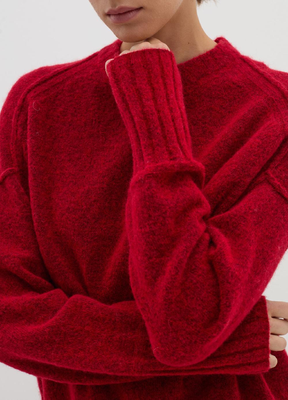 Stefanel Pullover in filato di misto lana e alpaca Promozione
