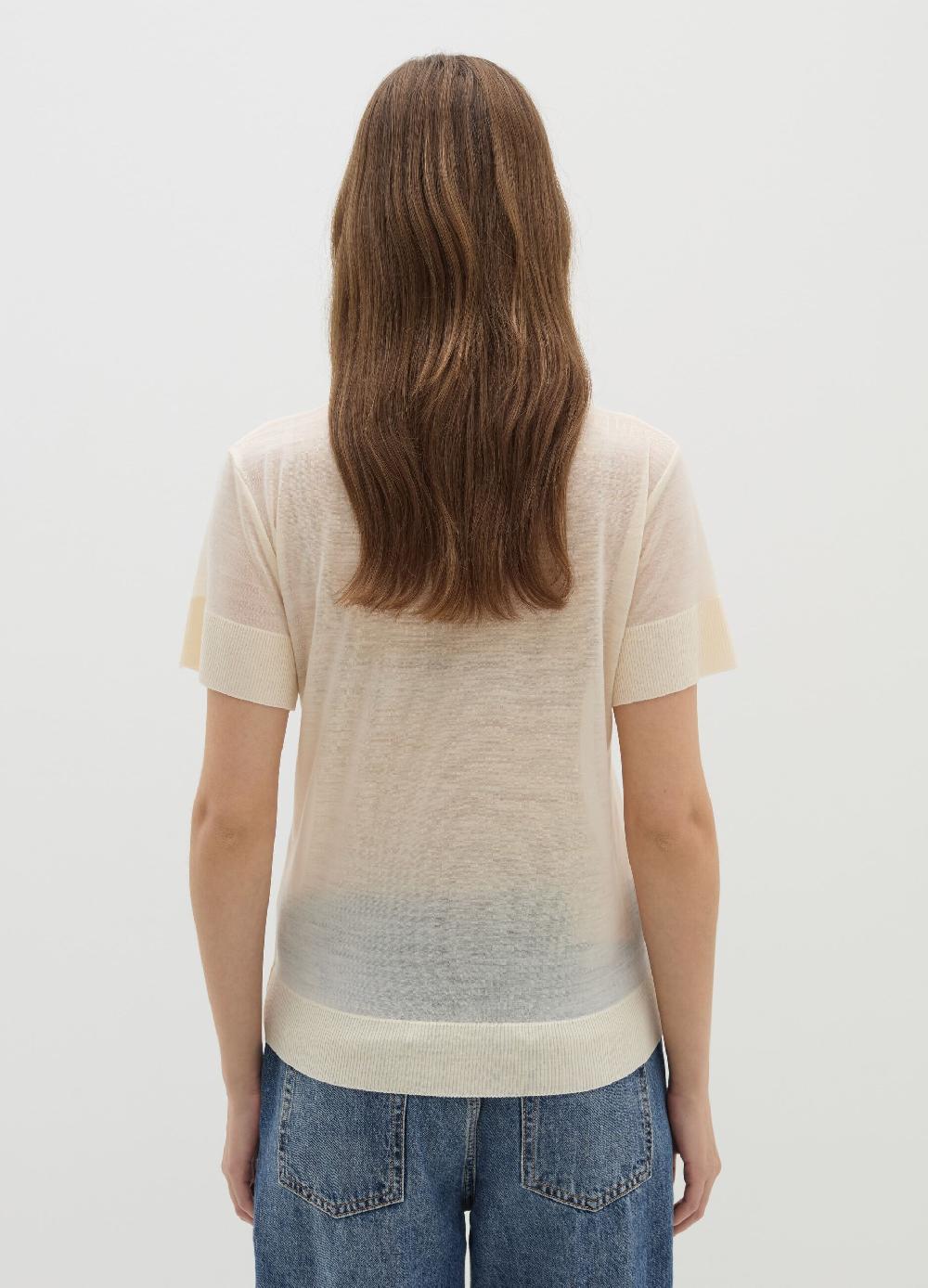 Stefanel T-shirt in lana e Lyocell Spedizione Gratuita