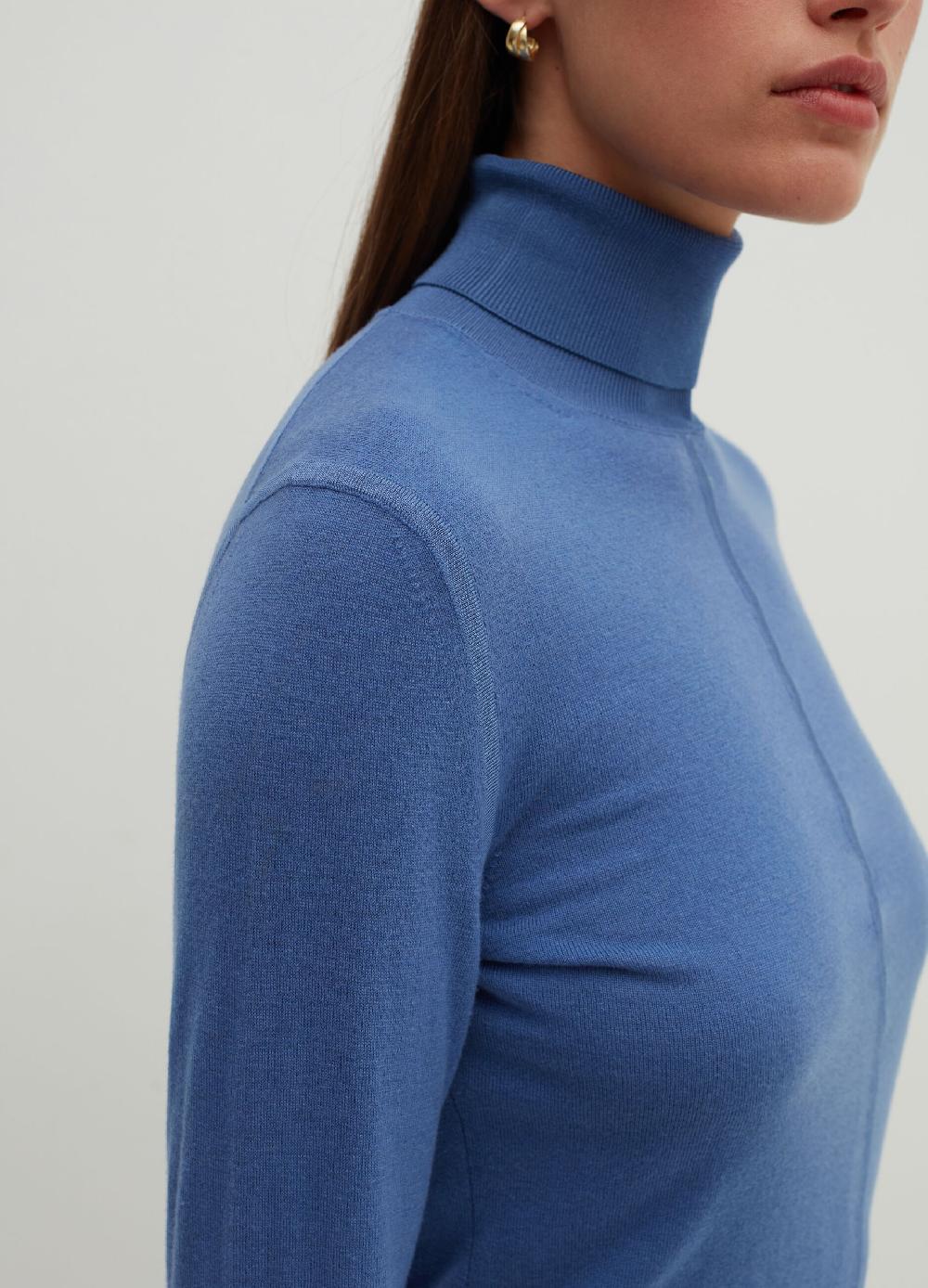Stefanel Pullover in lana e seta a collo alto Soddisfazione Garantita