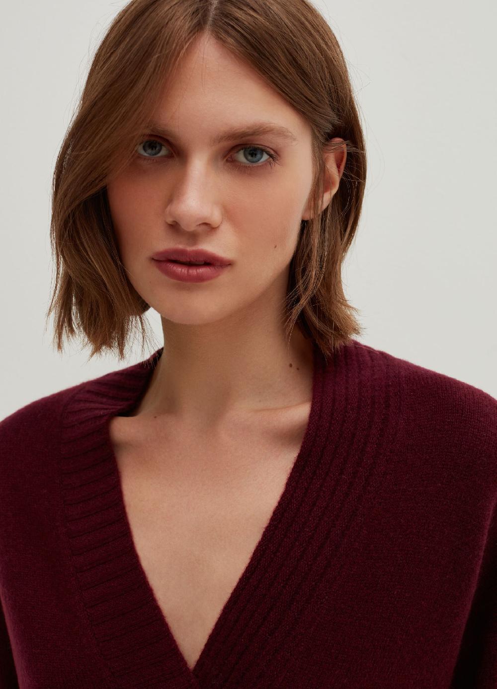 Stefanel Pullover in cashmere con scollo a V Negozi Online