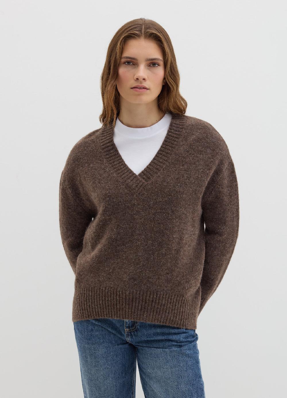 Stefanel Pullover oversize con scollo a V Sottocosto