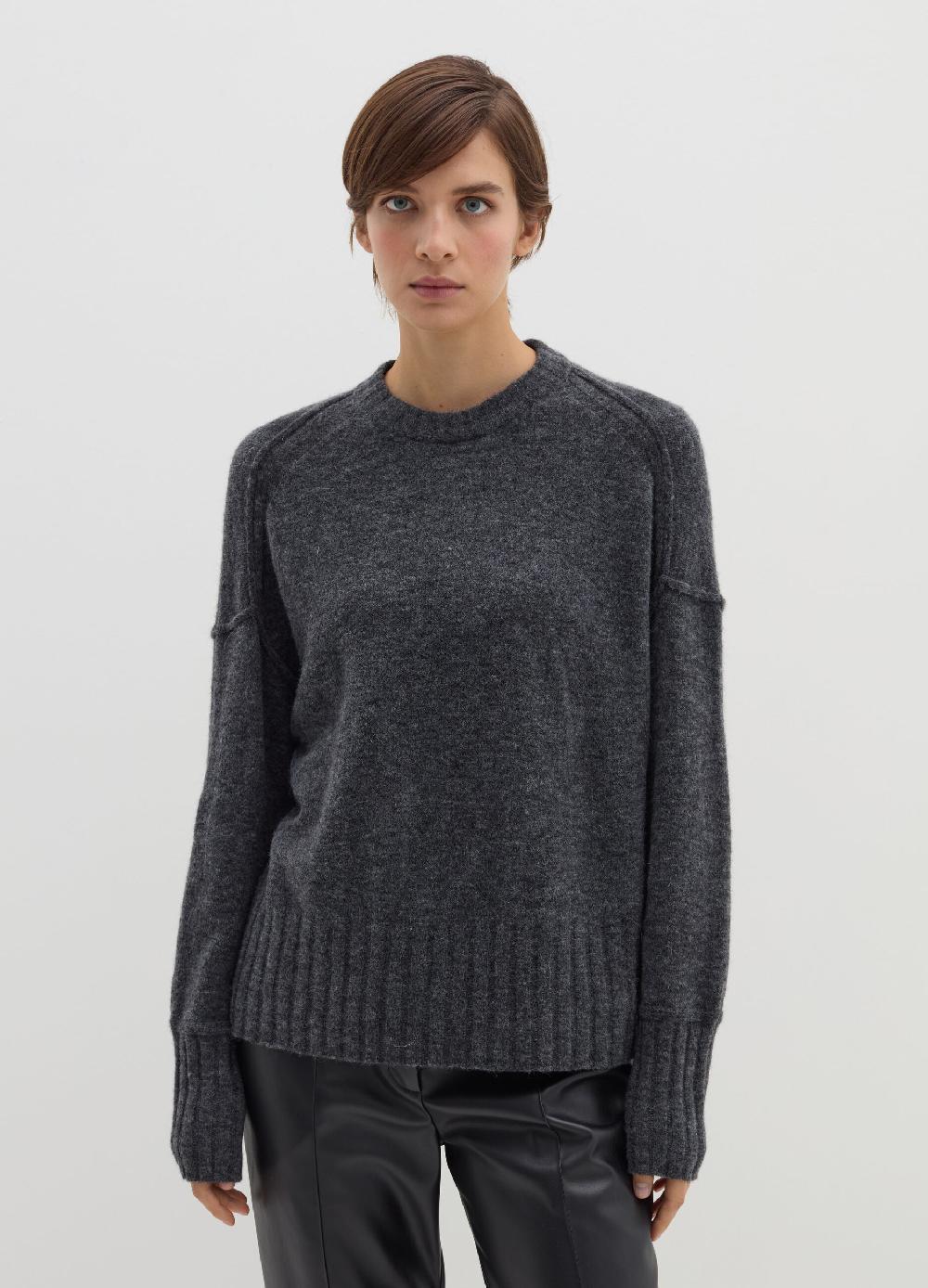 Stefanel Pullover in filato di misto lana e alpaca Presa