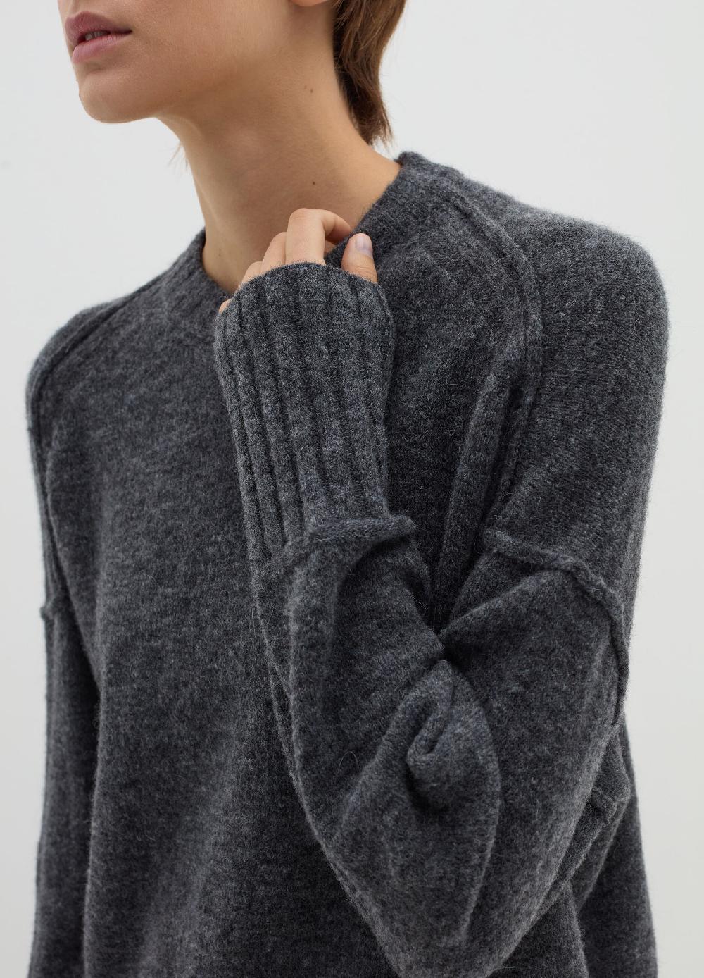 Stefanel Pullover in filato di misto lana e alpaca Presa