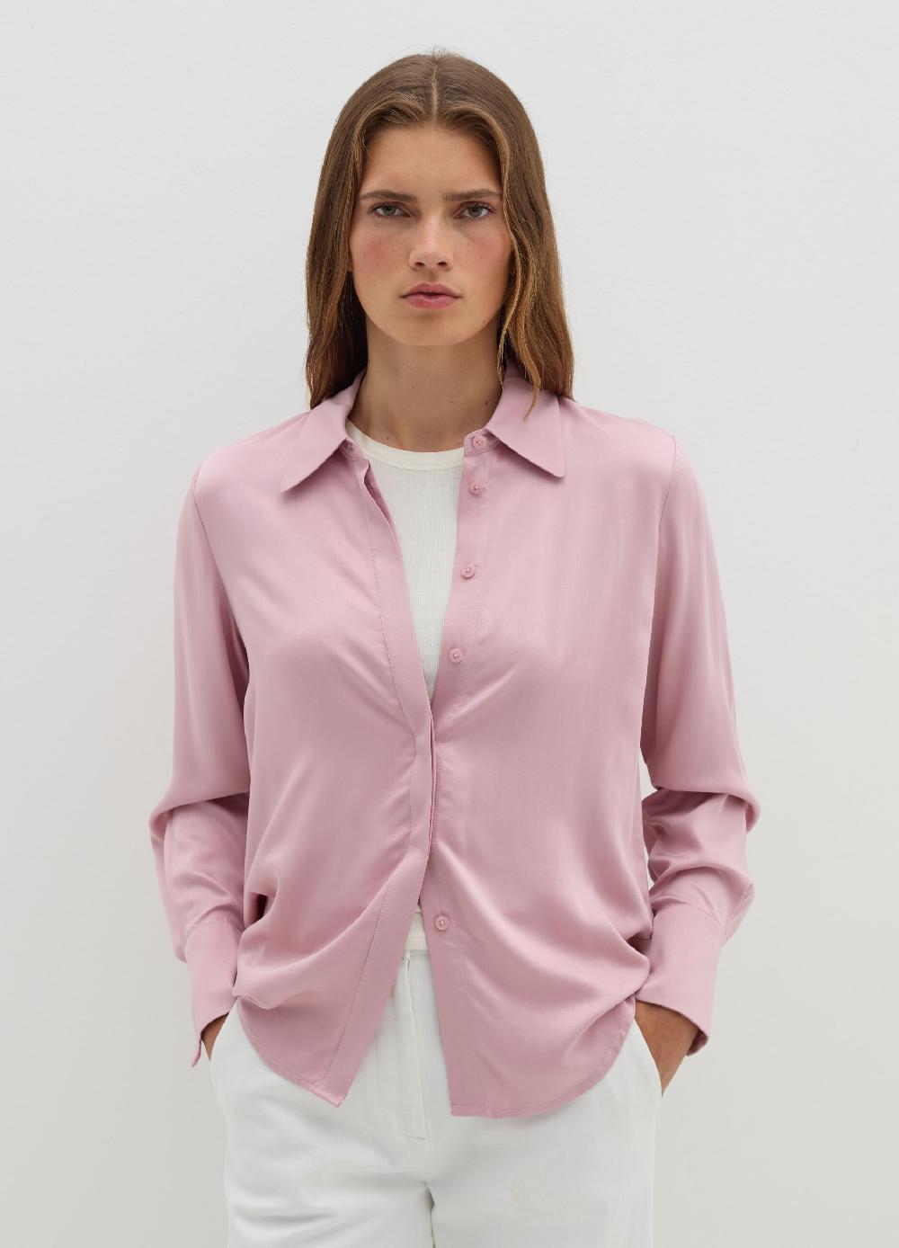 Stefanel Camicia in viscosa satin In Vendita