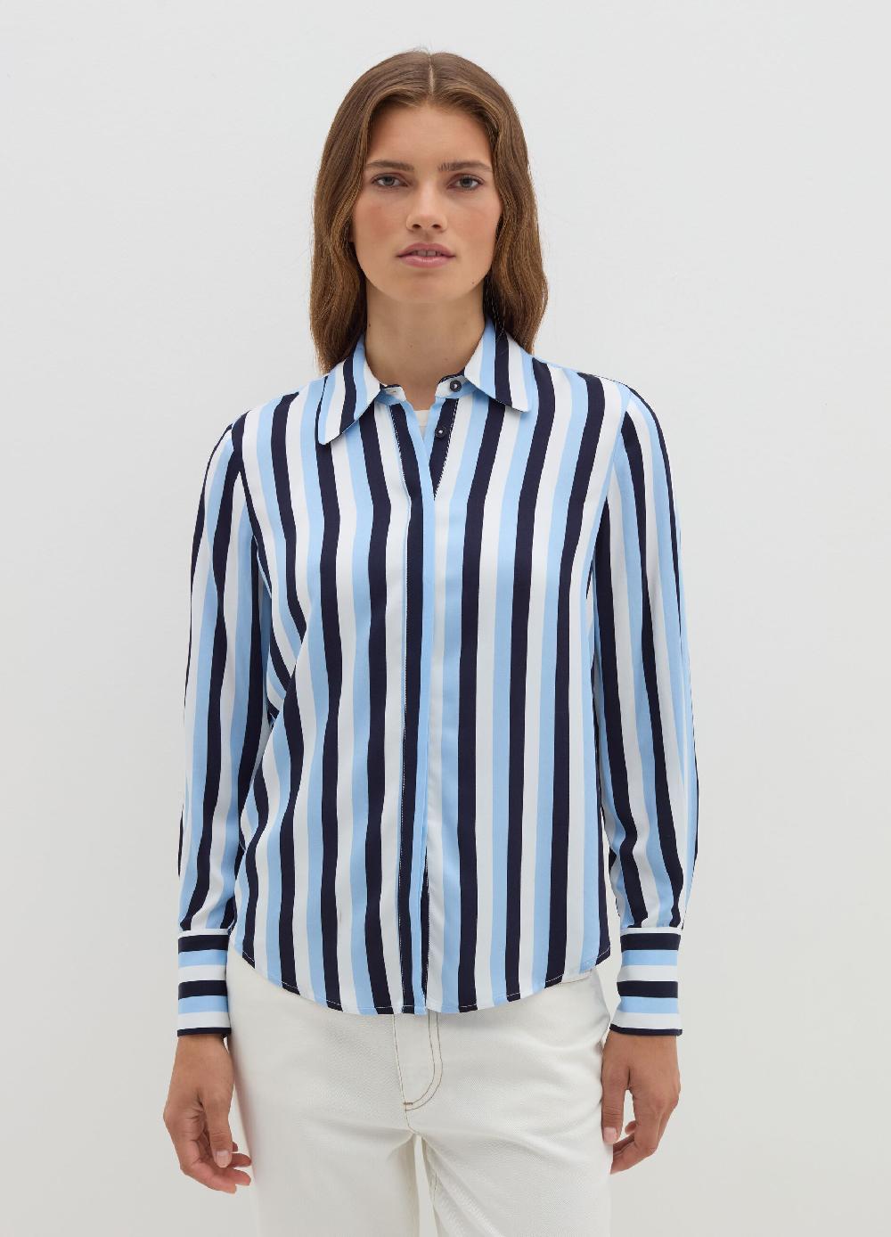 Stefanel Camicia in viscosa satin Saldi