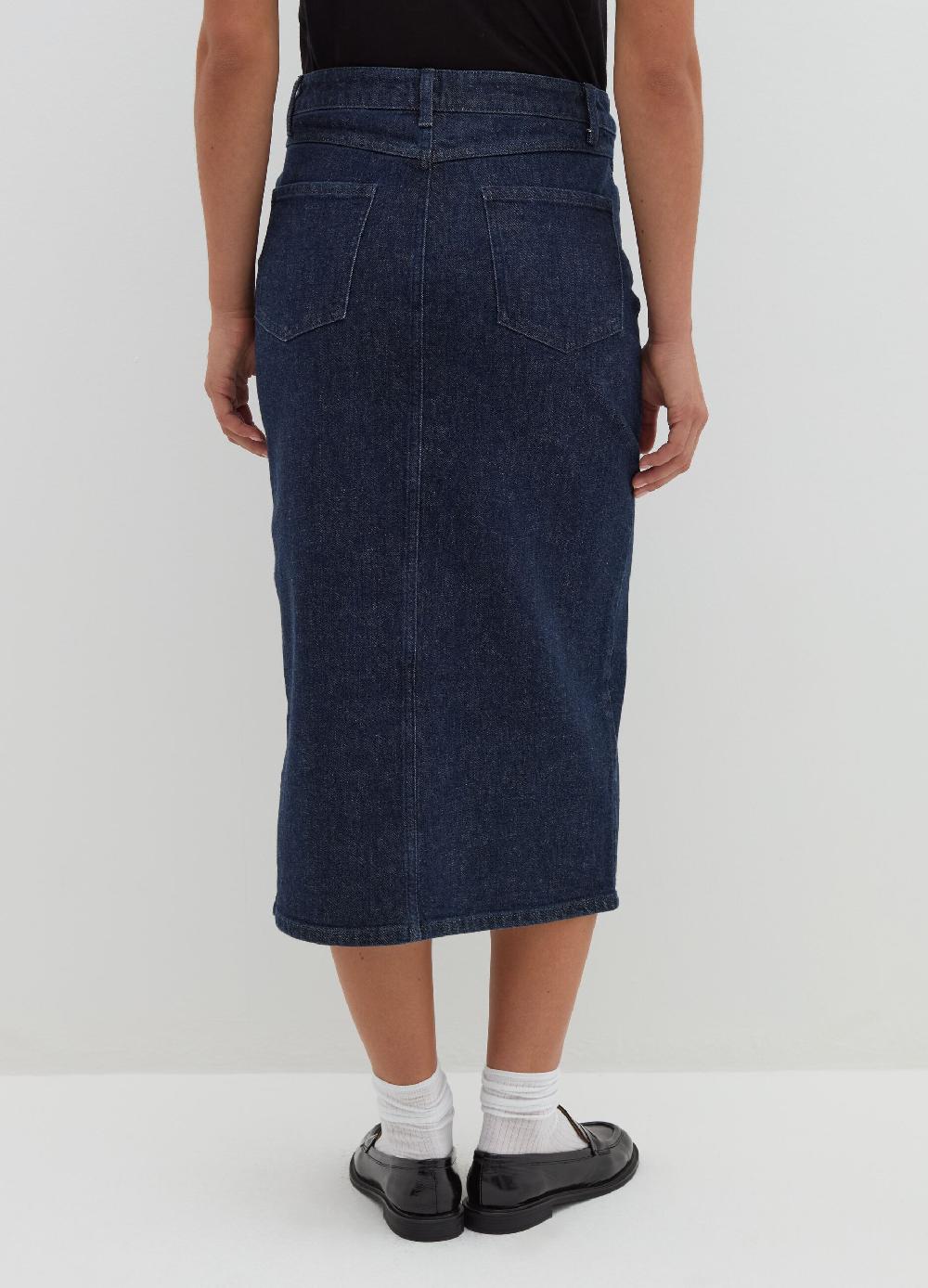 Stefanel Gonna lunga a tubo in denim Offerte