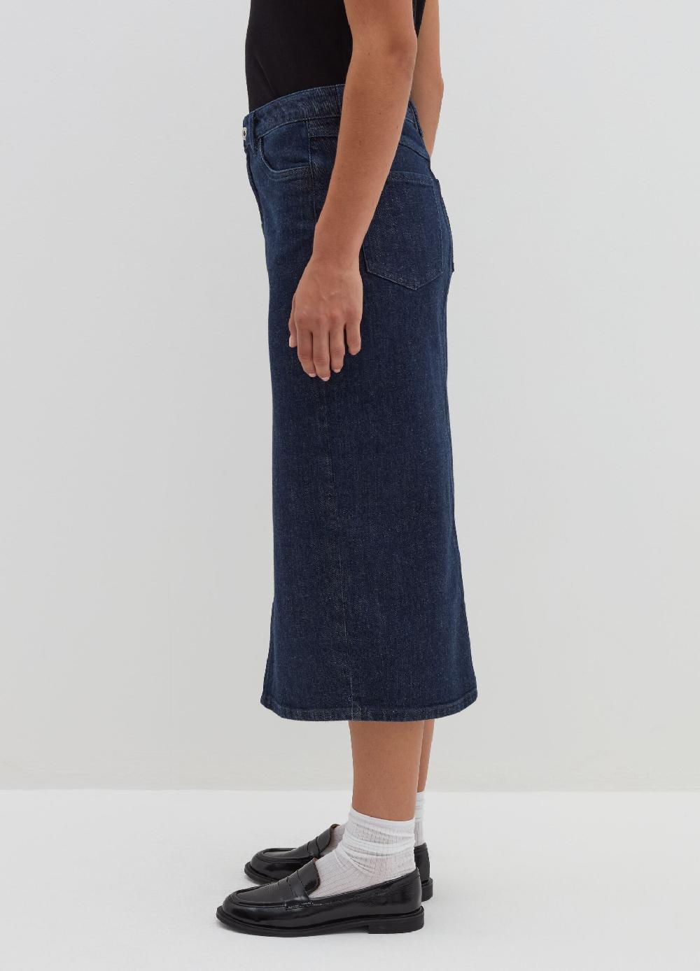 Stefanel Gonna lunga a tubo in denim Offerte